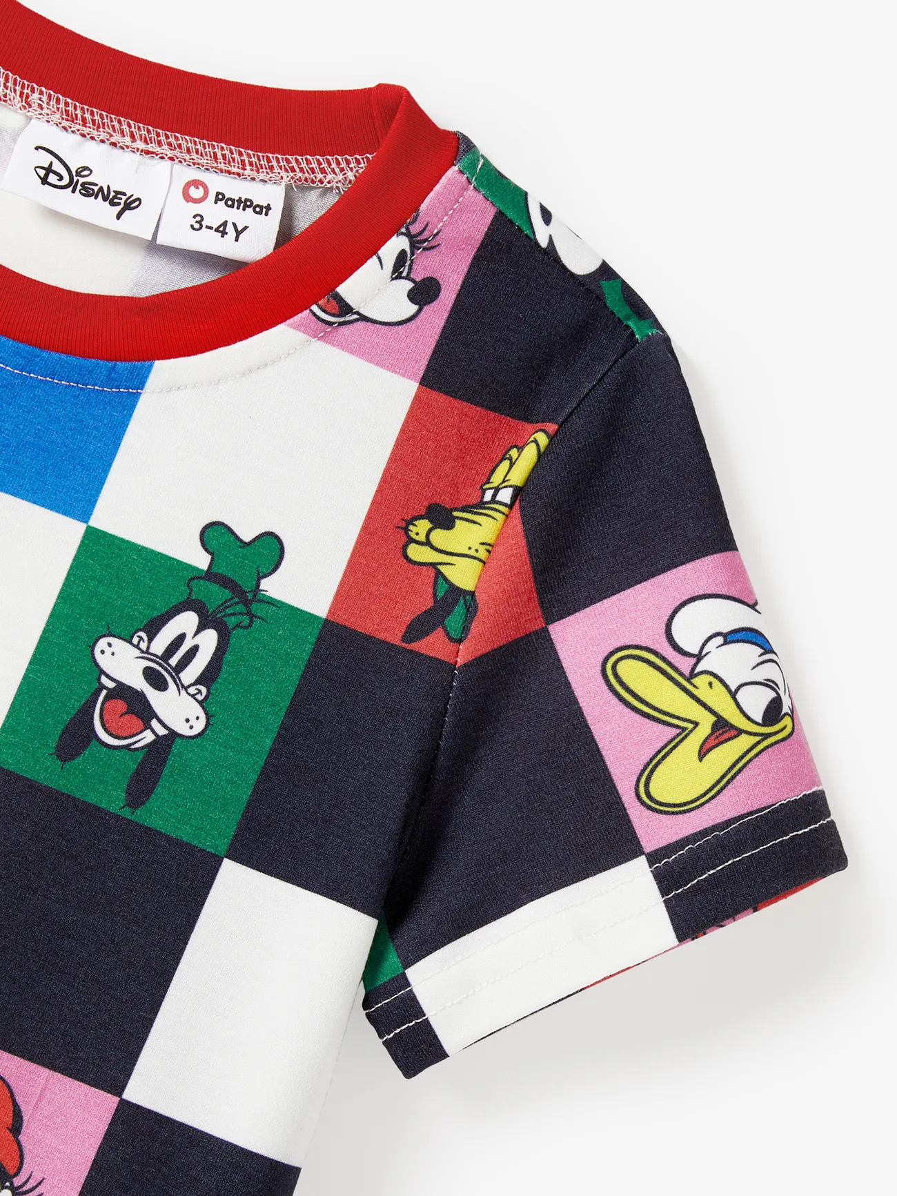 Boy - Disney Family Shirts and Dresses with Mickey, Minnie Mouse, Donald, Daisy Duck, Goofy, Pluto Checker Print - Multi-color - image 18