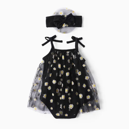 Little Daisy 2pcs Baby Girl Vestidos em Sweet Style, feito de 100% Poliéster