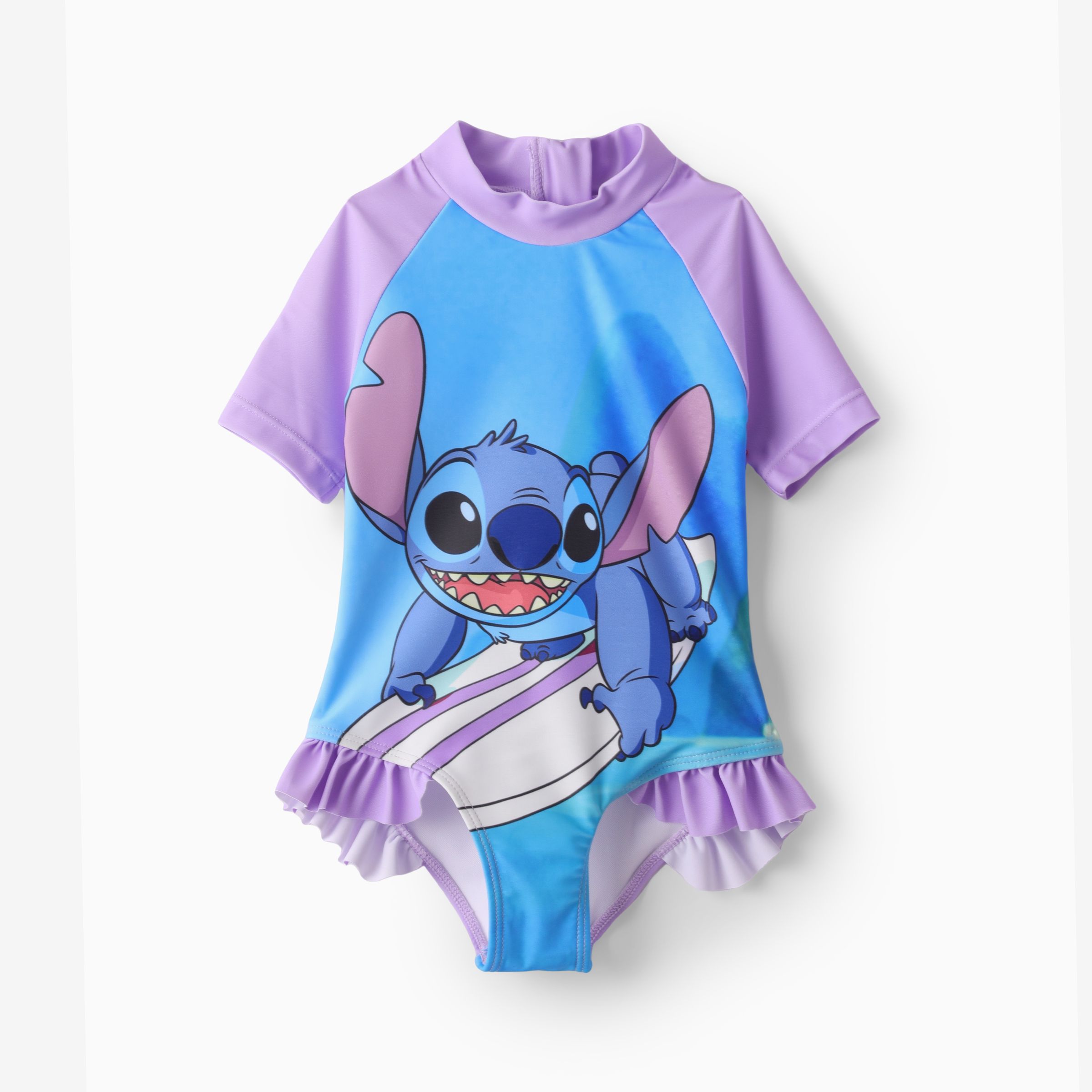 

Disney Stitch Toddler Girls/Boys 1pc Character Print Swimsuit