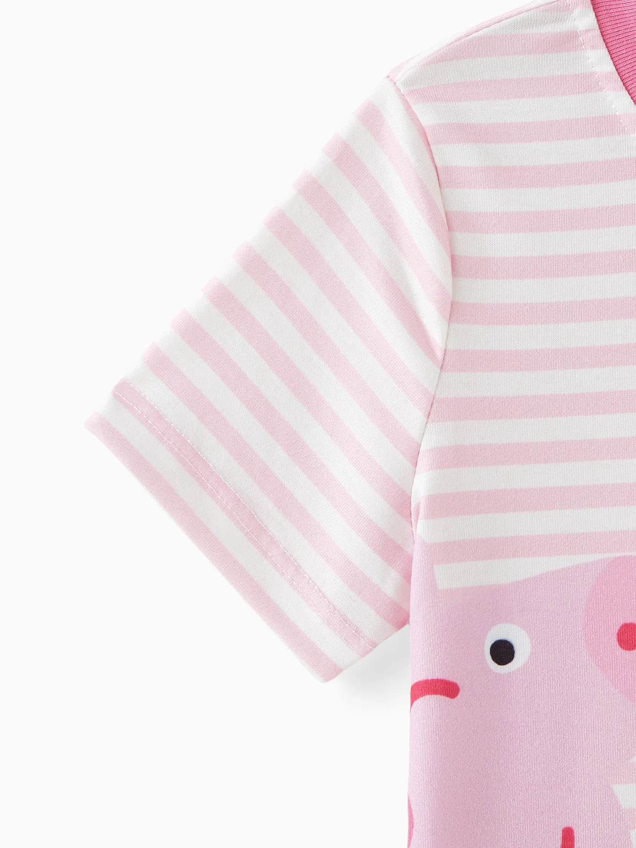 Peppa Pig Kleinkinder Unisex Kindlich Kurzärmelig T-Shirts rosa big image 1