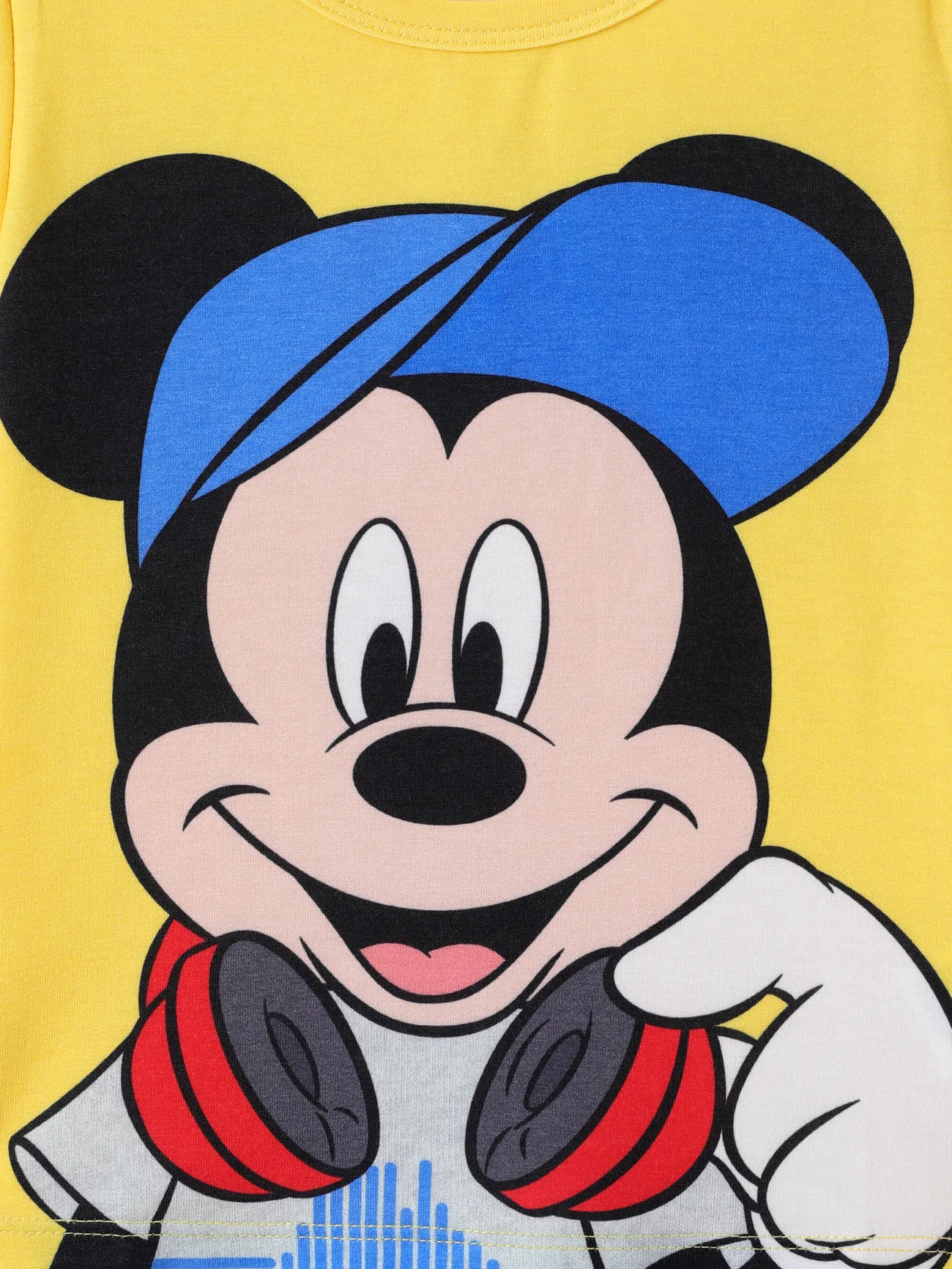 Disney Mickey and Friends Toddler/Kid Girl/Boy Character Print Naia™ Short-sleeve Tee Yellow big image 1
