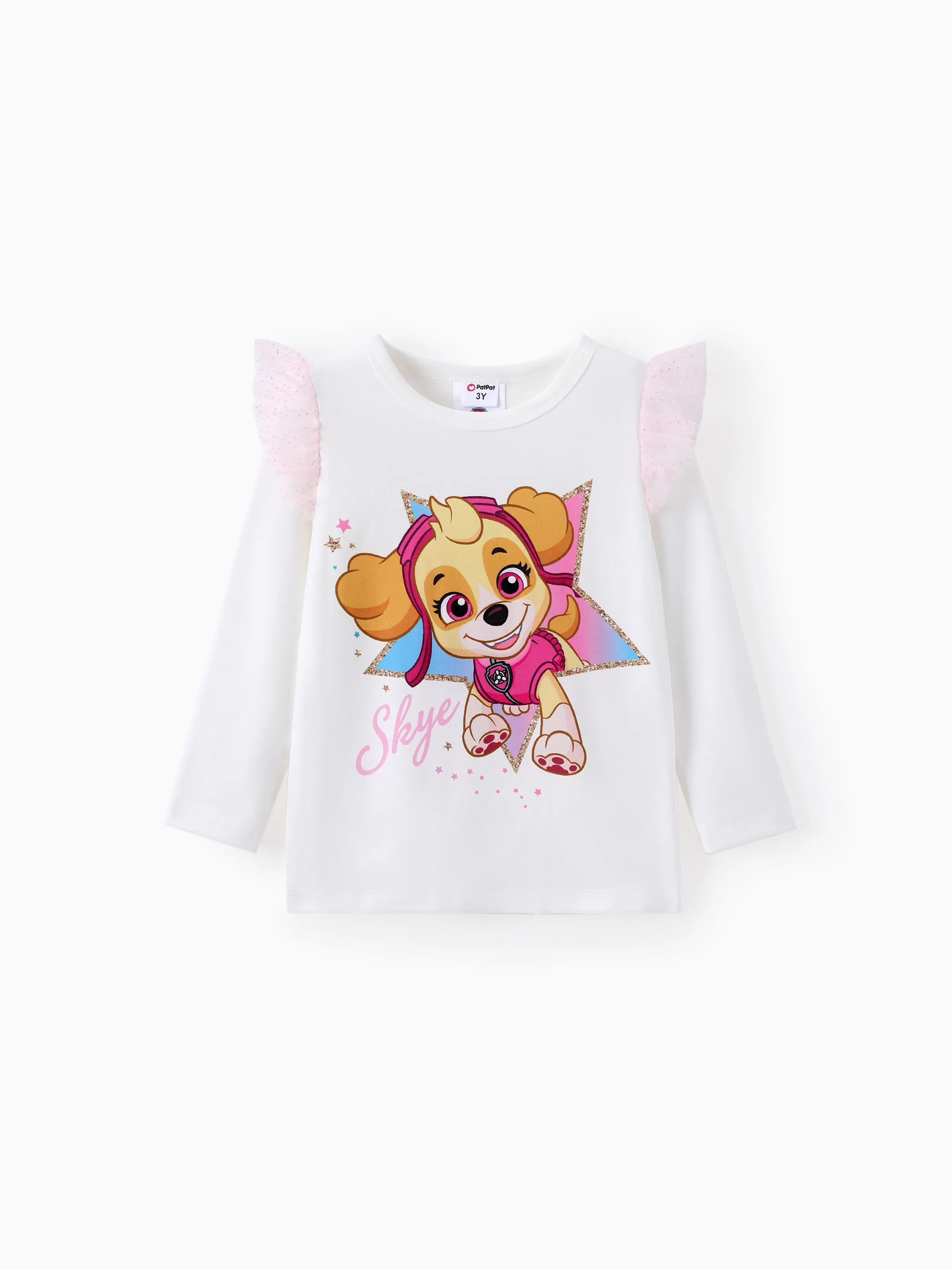 

PAW Patrol Toddler Girl Skye Hooded Jacket/Mesh Flutter-sleeve Sweatshirt/Leggings