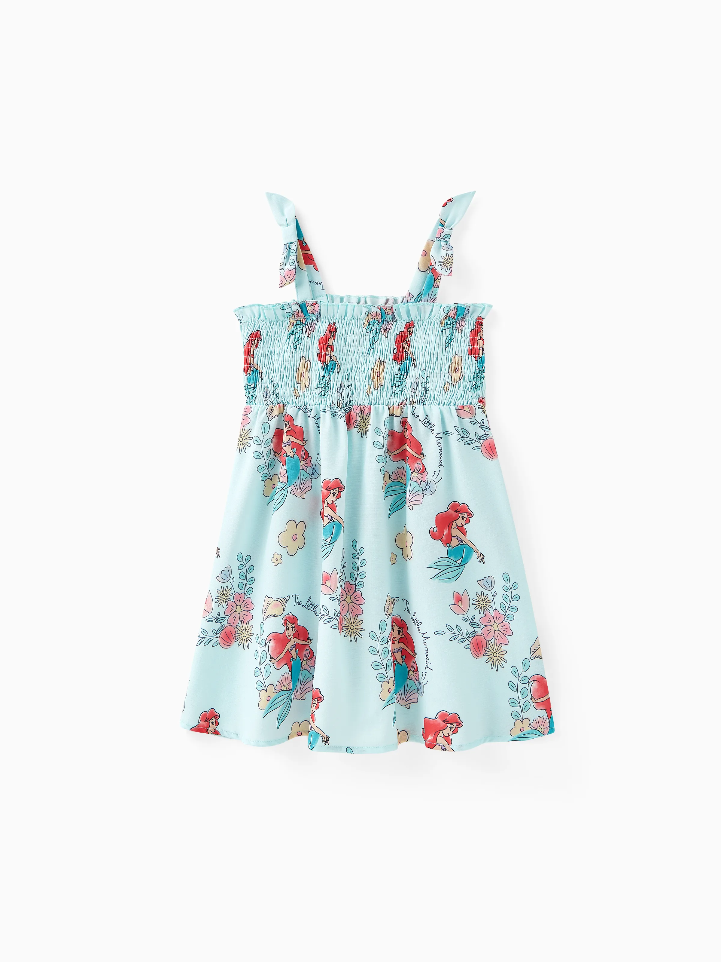 

Disney Princess Ariel/Belle/Snow White1pc Toddler Girls Character Print Floral Dress