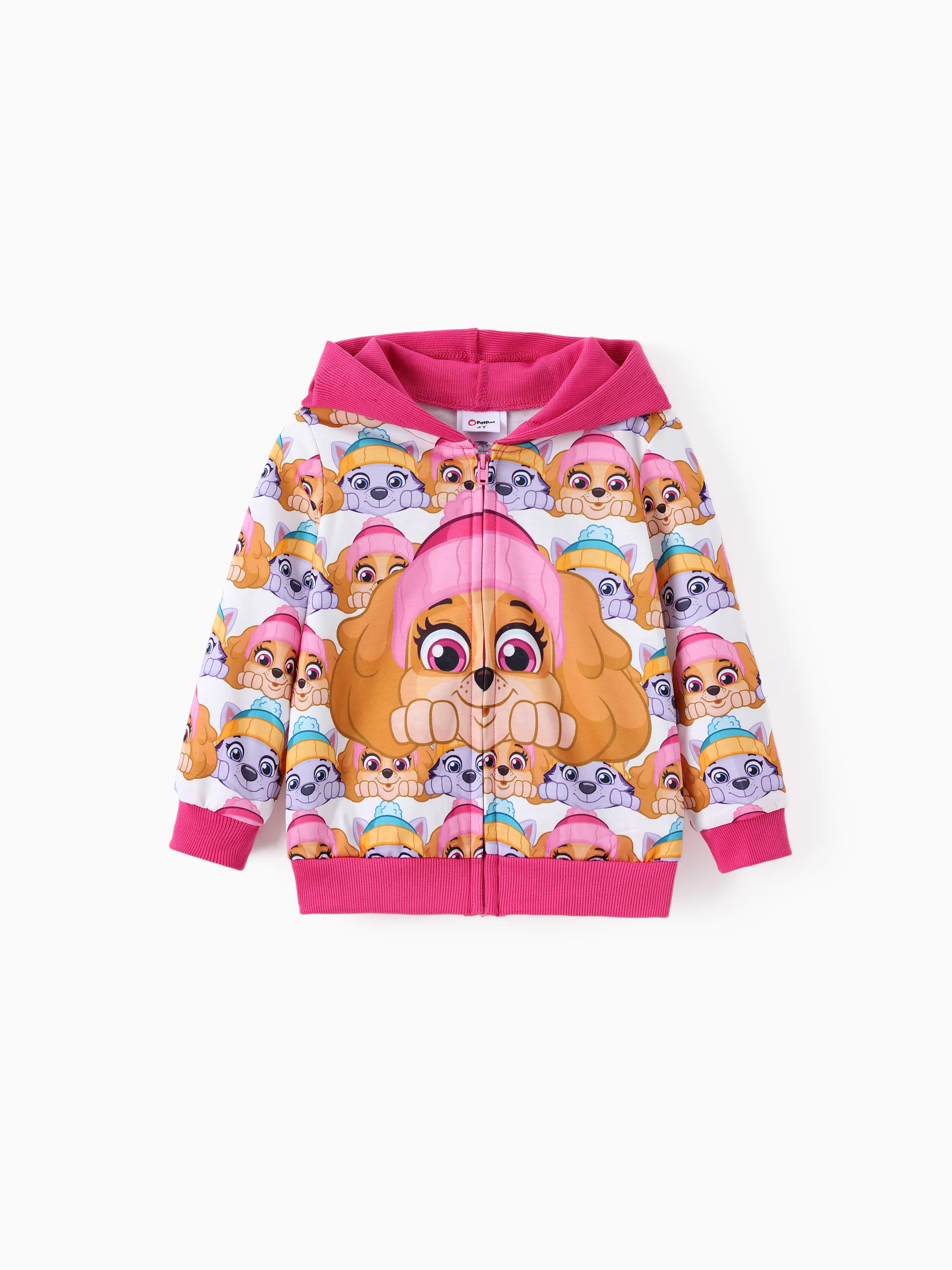 PAW Patrol Toddler Girl/Boy Character Print Zipper Design Hooded Jacket