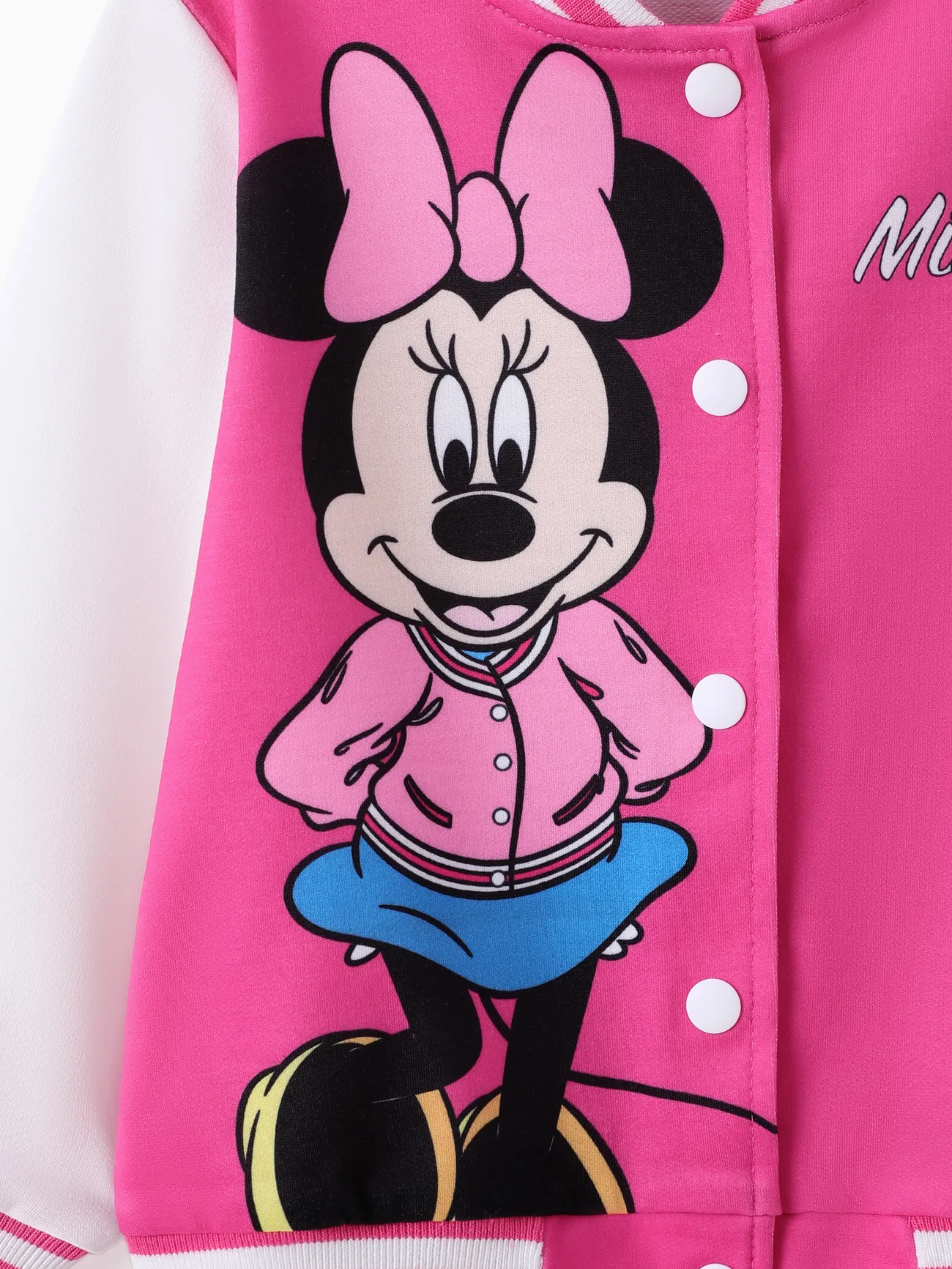 Disney Mickey and Friends Fille Bouton Doux Manteau / Veste Rose Vif big image 1