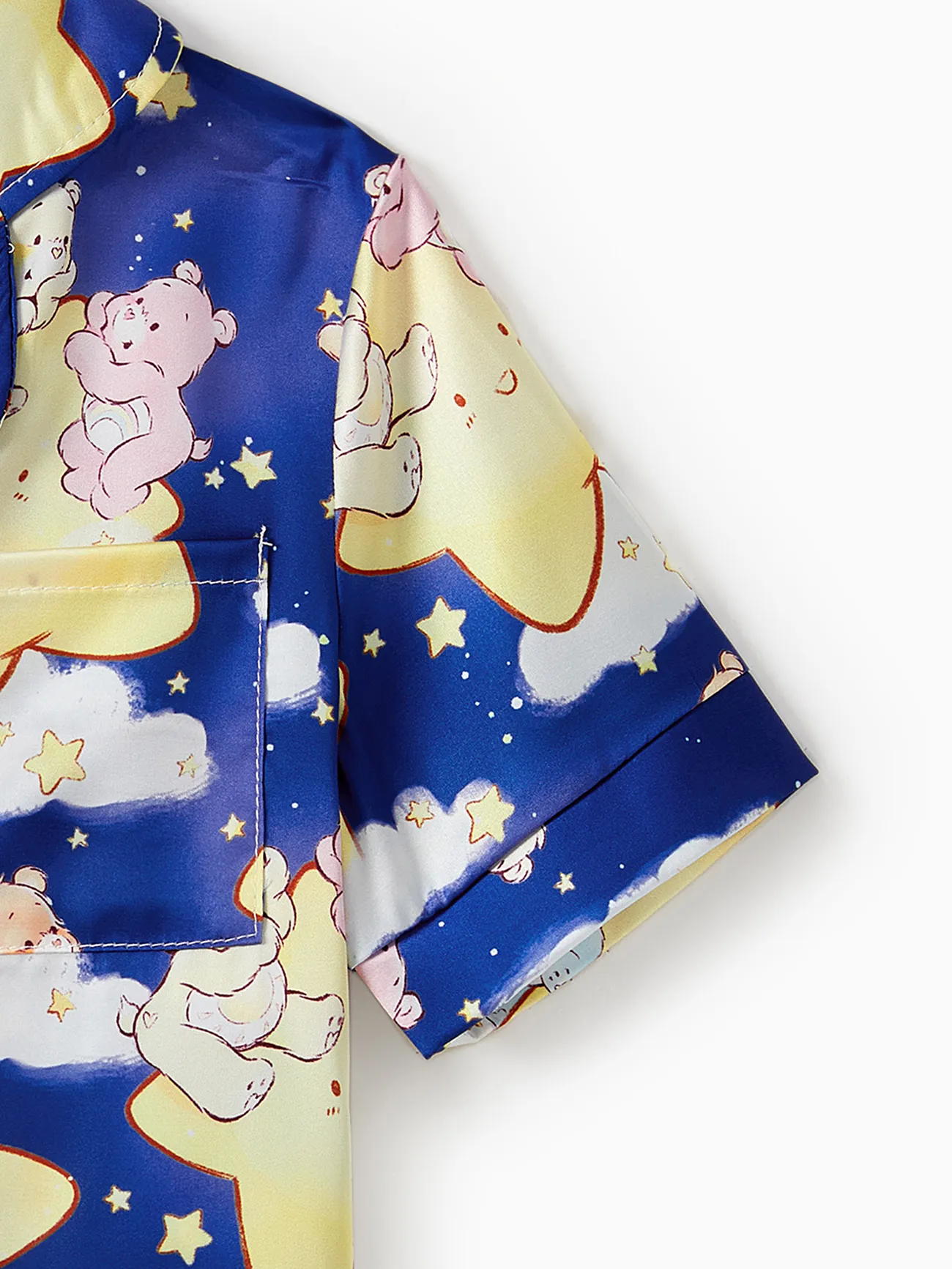 Care Bear Mommy and Me Character All-over Rainbow Gradient Print Casual Set royalblue big image 1