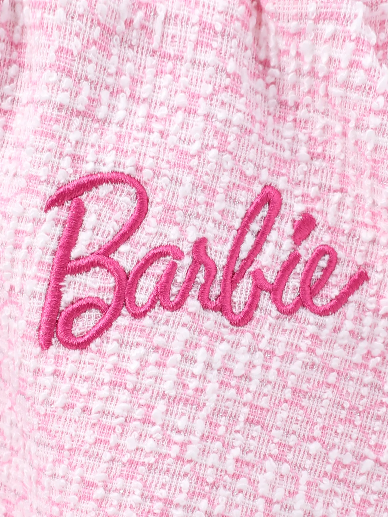 Barbie Toddler/Kid  Girl Character Print Sweet Secret Button Top or Dress  incarnadinepink big image 1