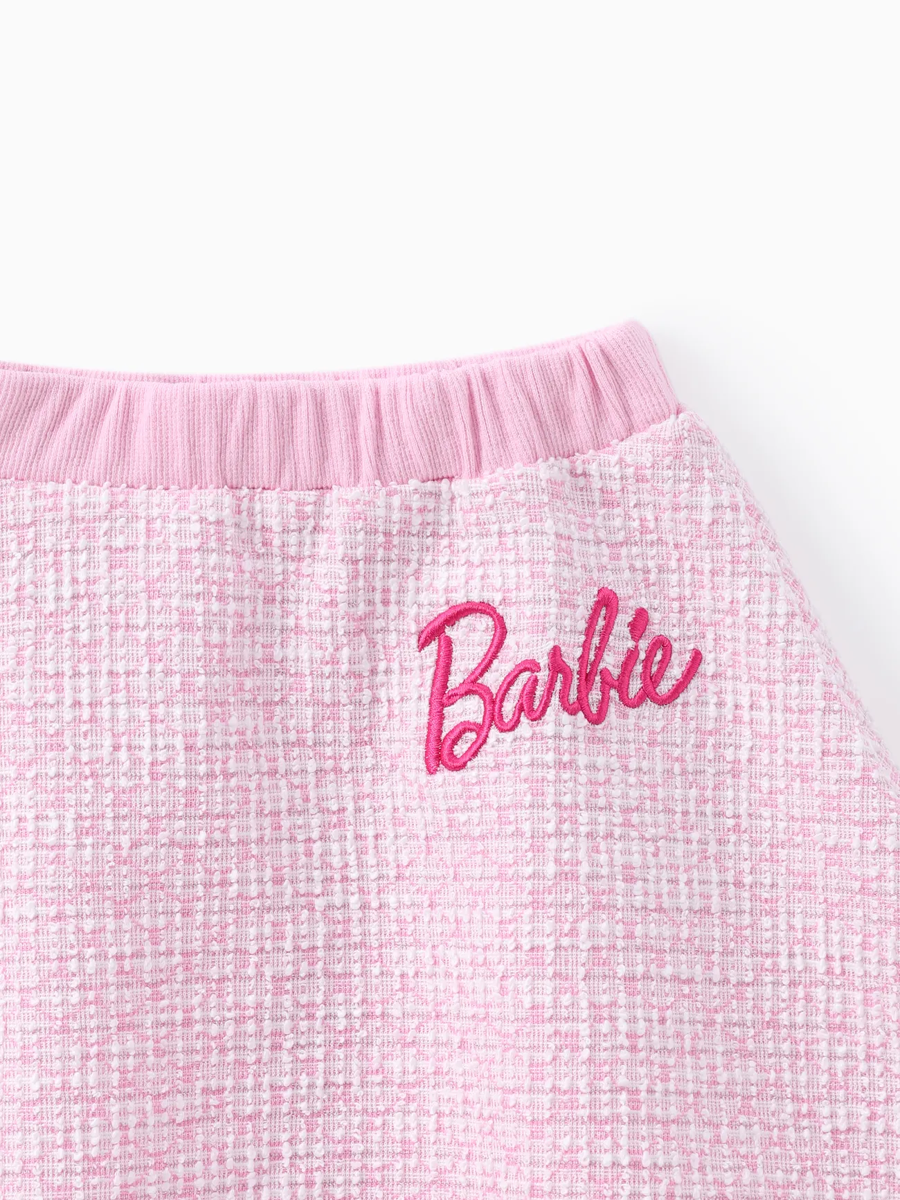Barbie 母親節 IP 女 鈕扣 甜美 套裝裙 粉紅 big image 1