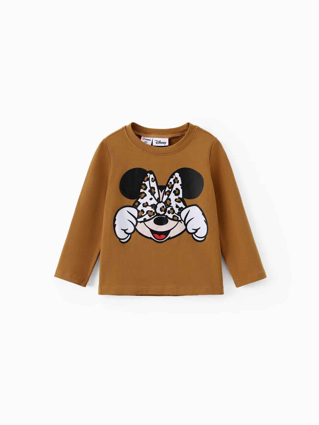 Disney Mickey and Friends 2 unidades Niño pequeño Chica Infantil conjuntos de camiseta Marrón big image 1