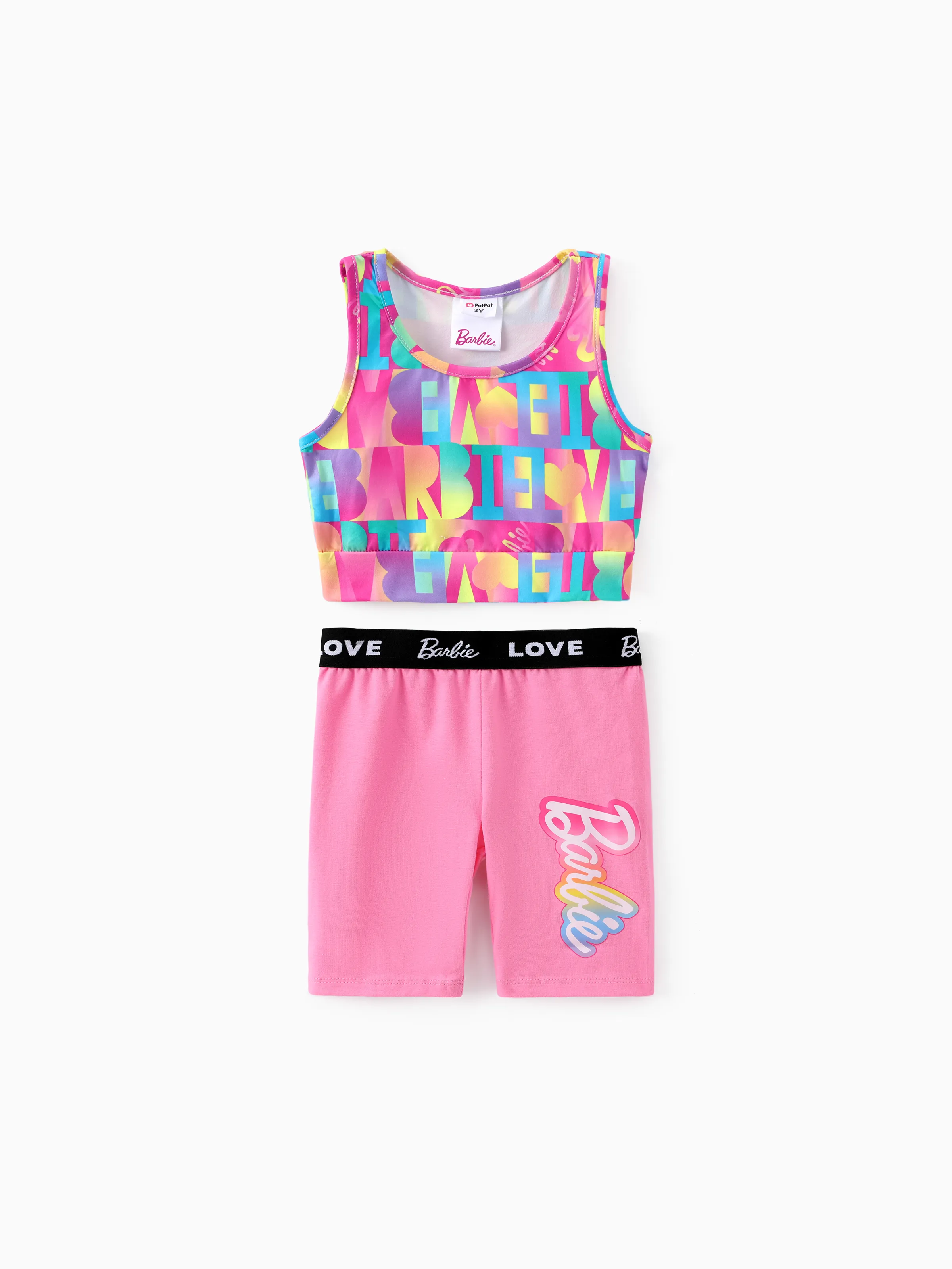 

Barbie 2pcs Sporty Sets for Toddler/Kid Girls with Letter Pattern