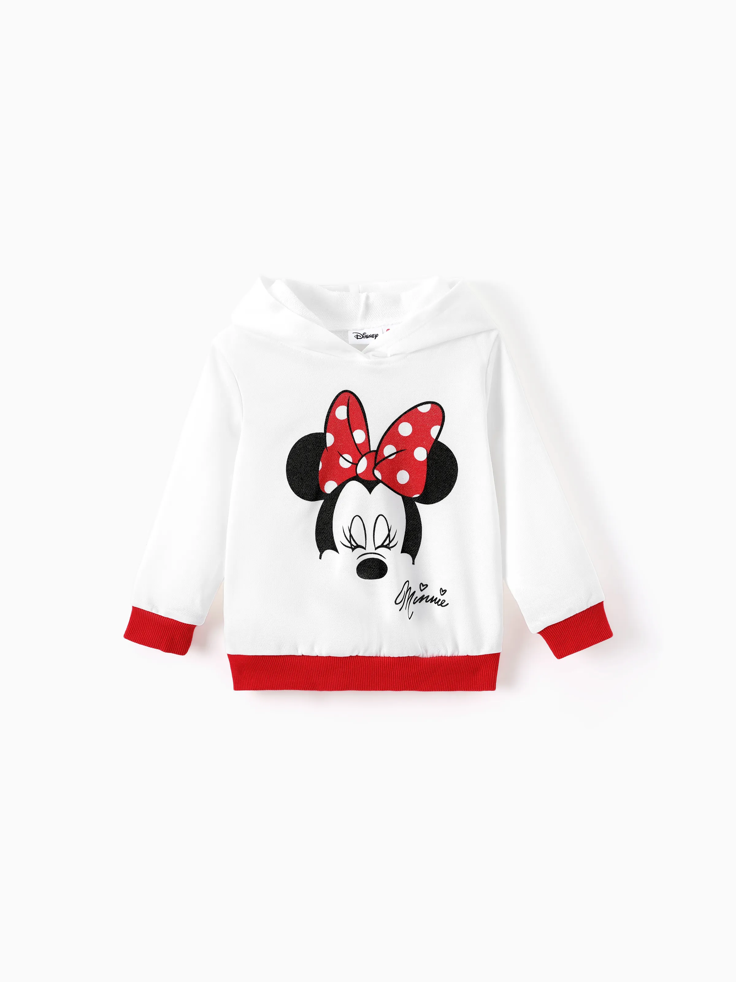 

Disney Mickey and Friends Kid Girls 1pc Polka Dots Print Long-sleeve Hooded Top/Pants