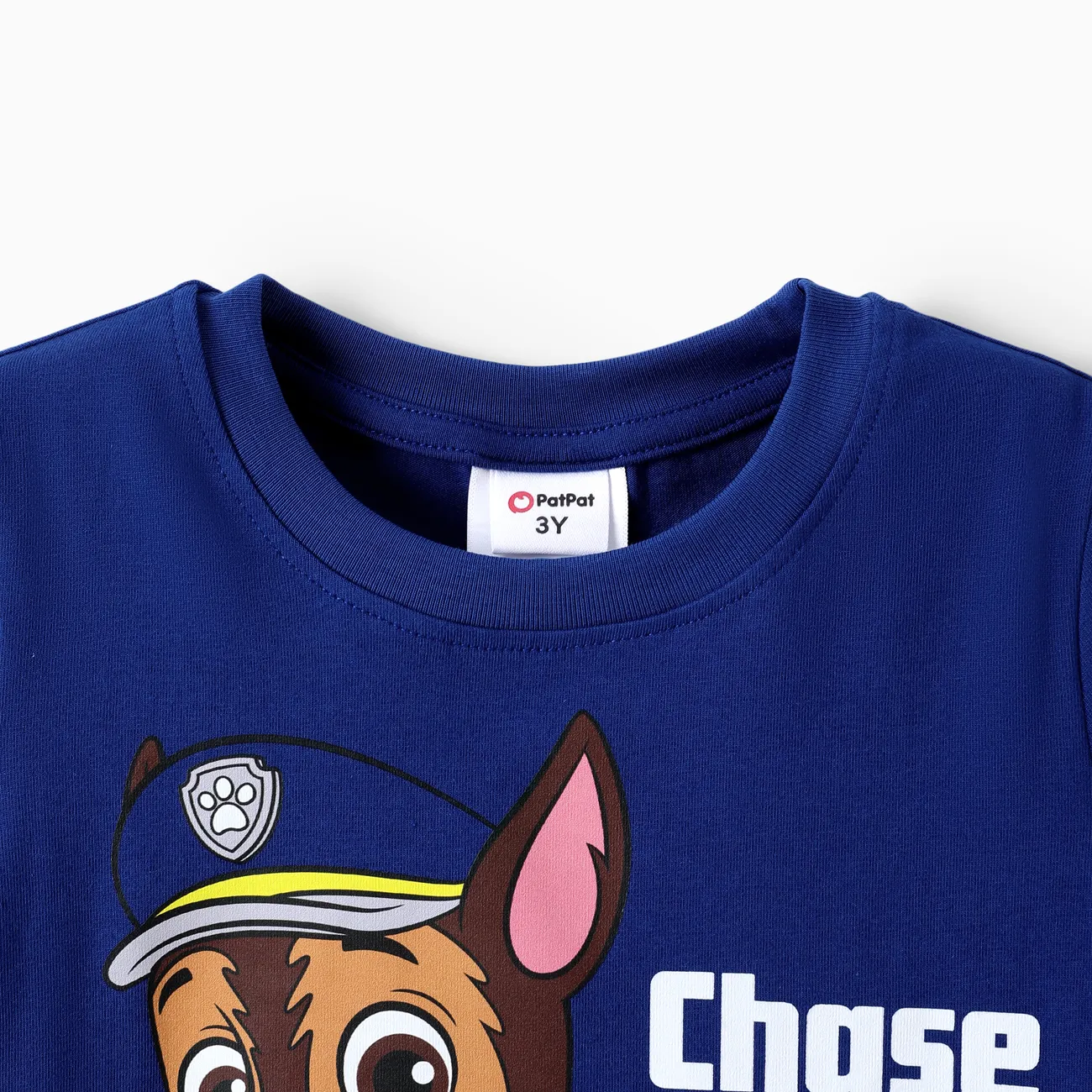 Patrulla de cachorros Niño pequeño Unisex Infantil Perro Manga corta Camiseta azul real big image 1