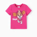 Patrulha Canina Criança Unissexo Infantil Cão Manga curta T-shirts Roseo