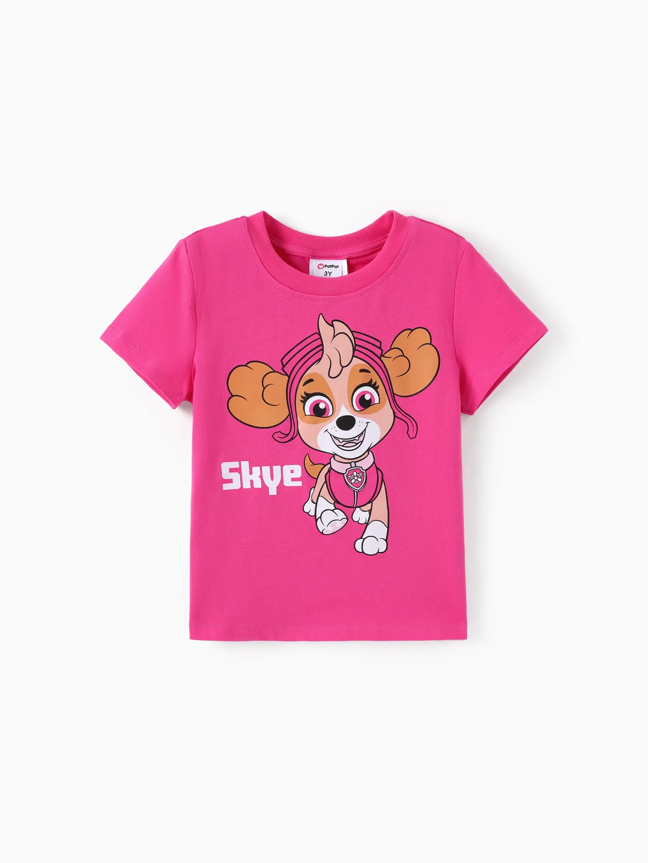 

PAW Patrol Toddler Girl/Boy 94% Skye Chase Rubble Marshall Cotton Short-sleeve Tee