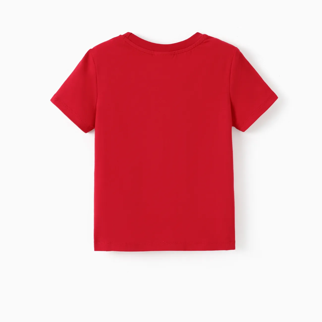 PAW Patrol Toddler Girl/Boy Character Print Short-sleeve Cotton Tee Red-2 big image 1