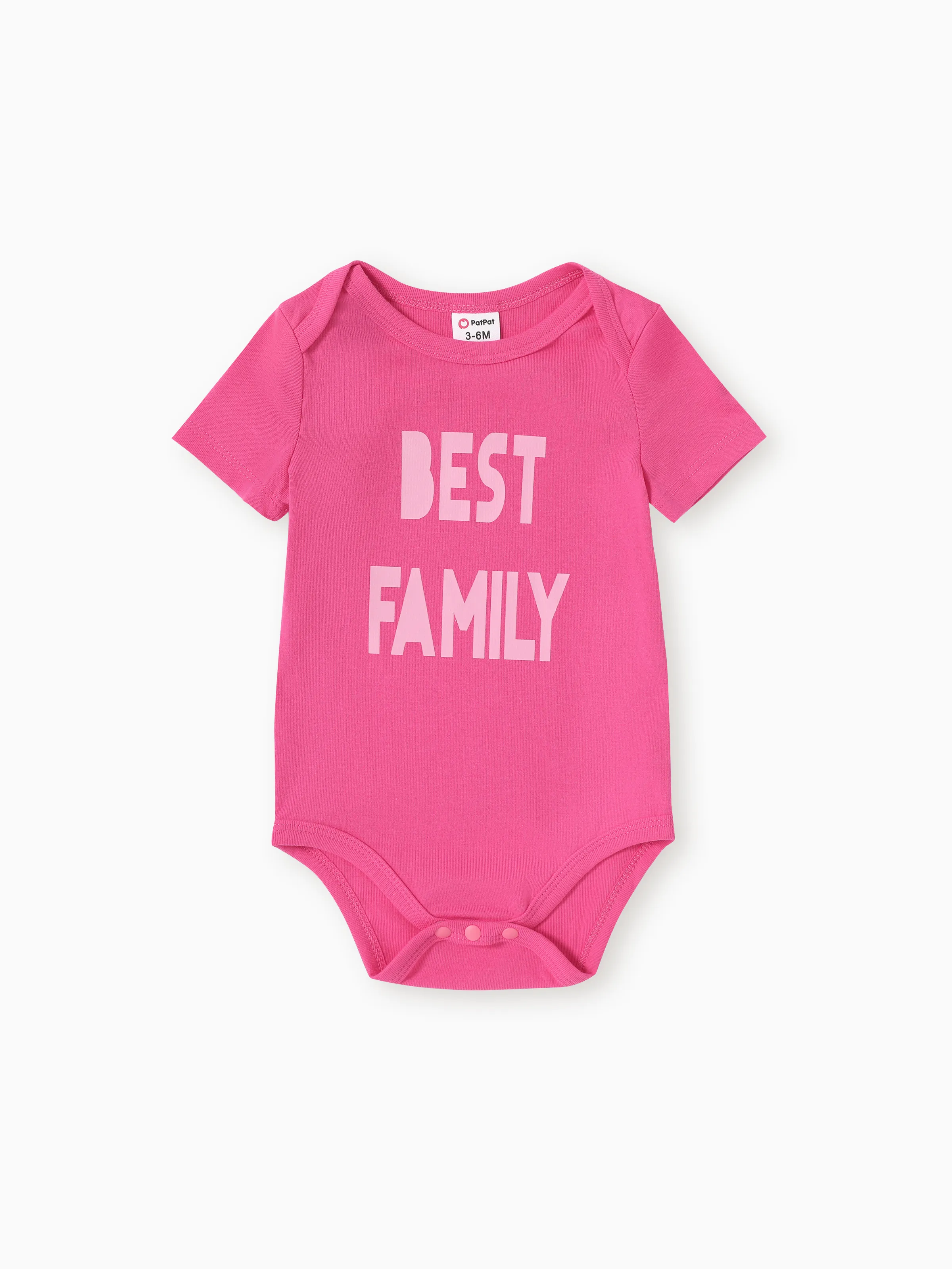 Baby Girl Letter Print Romper