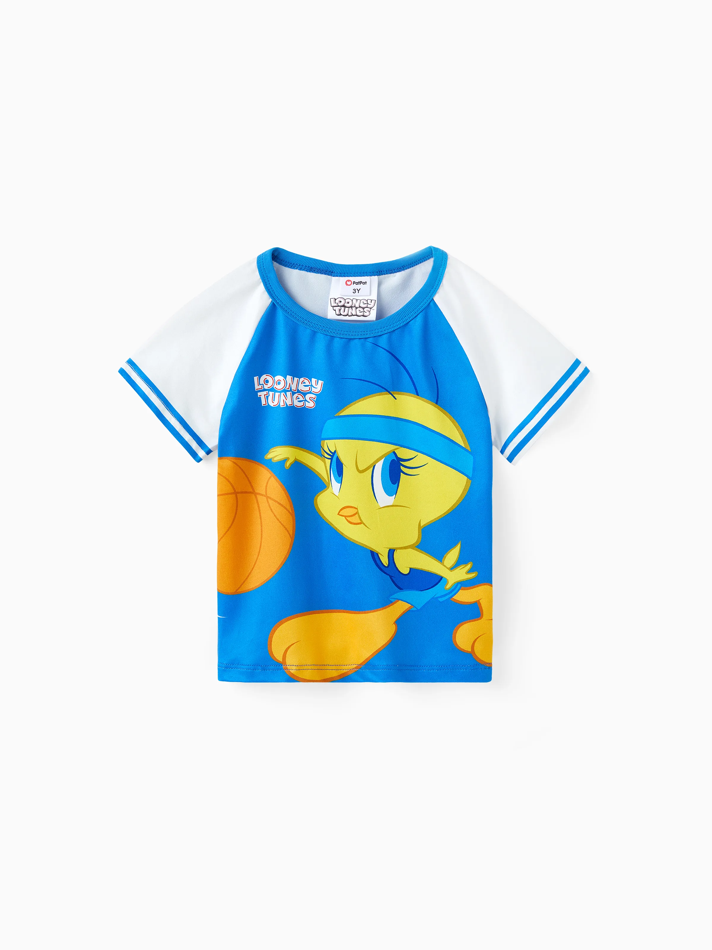 

Looney Tunes Kid/Toddler Boy Colorblock Basketball Sport T-Shirt