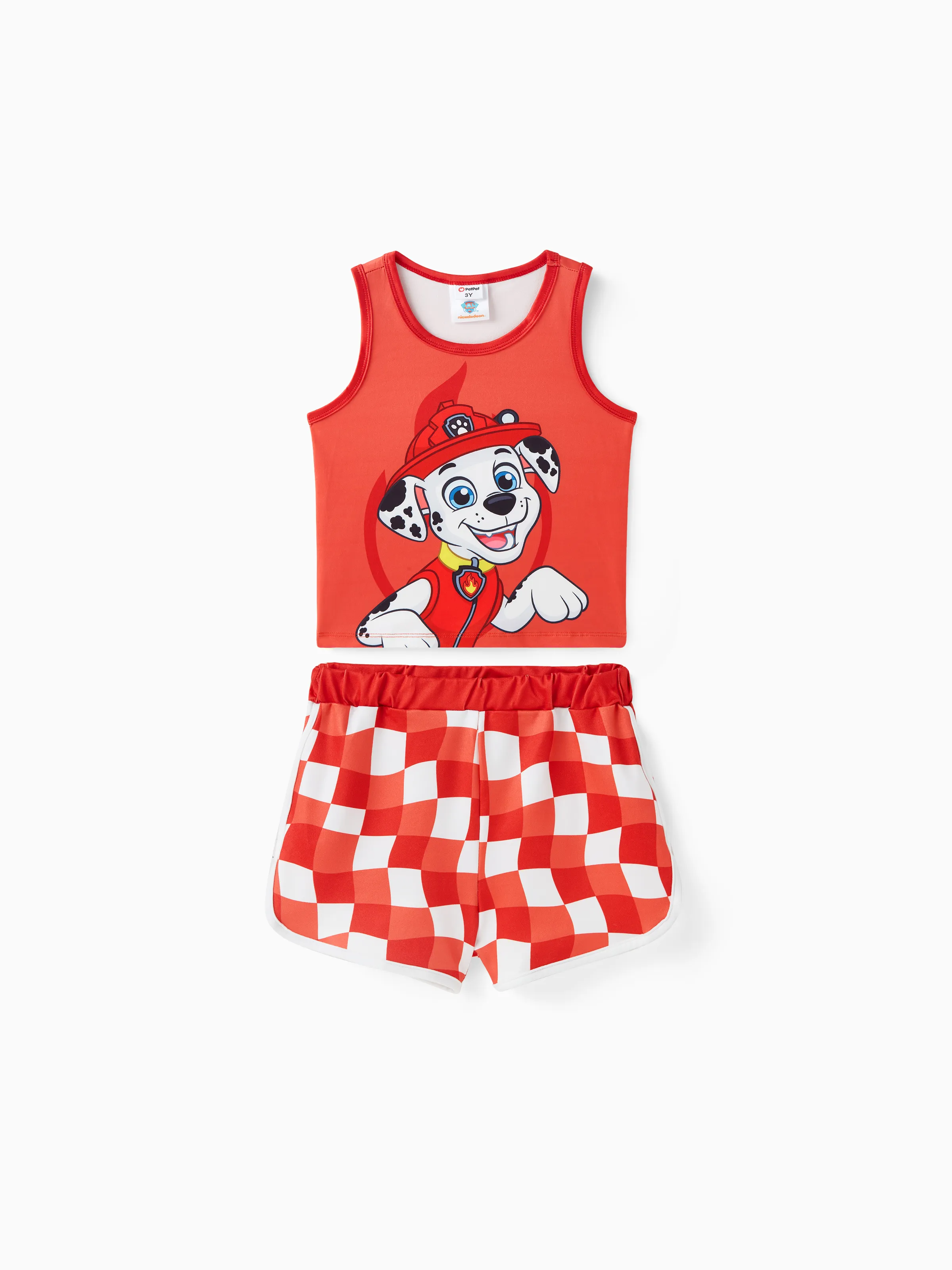 

PAW Patrol 2pcs Toddler Boys/Girls Sporty Character Plaid Set