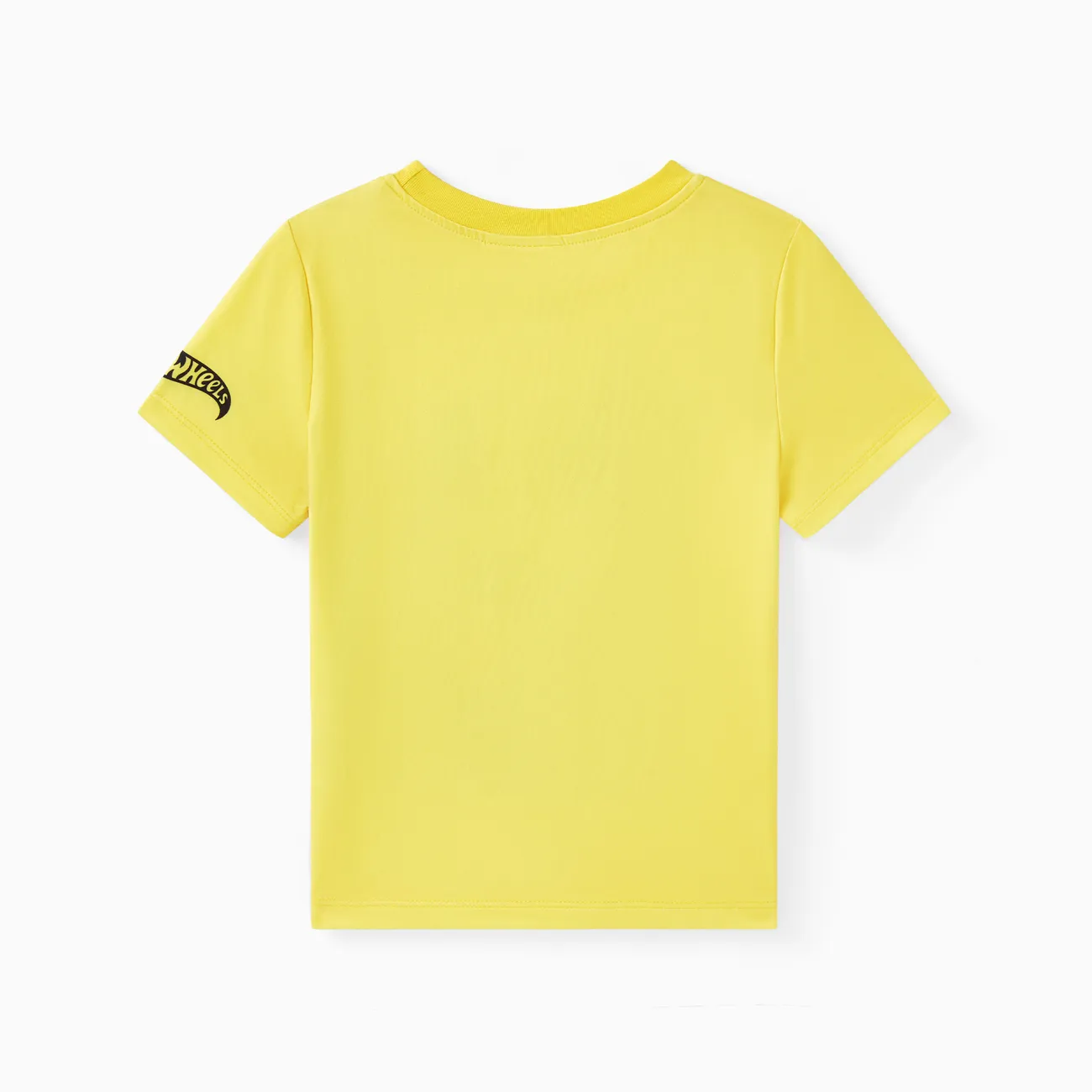 風火輪 1 件蹣跚學步男孩車輛印花 T 恤
 黃色 big image 1