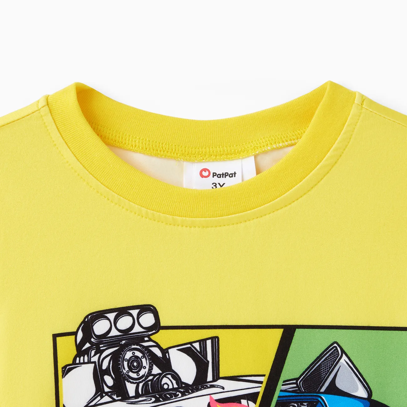 Hot Wheels Menino Infantil T-shirts Amarelo big image 1