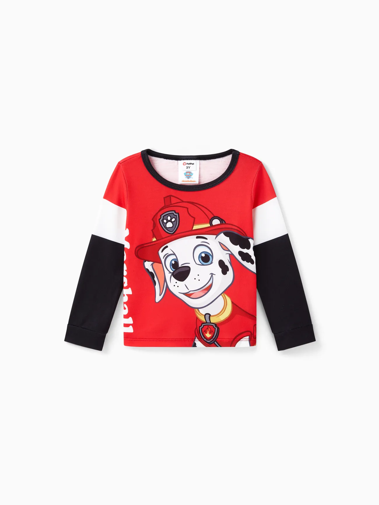 

PAW Patrol Toddler Girl/Boy Skye Chase Rubble Marshall Colorblock Long-sleeve Tee