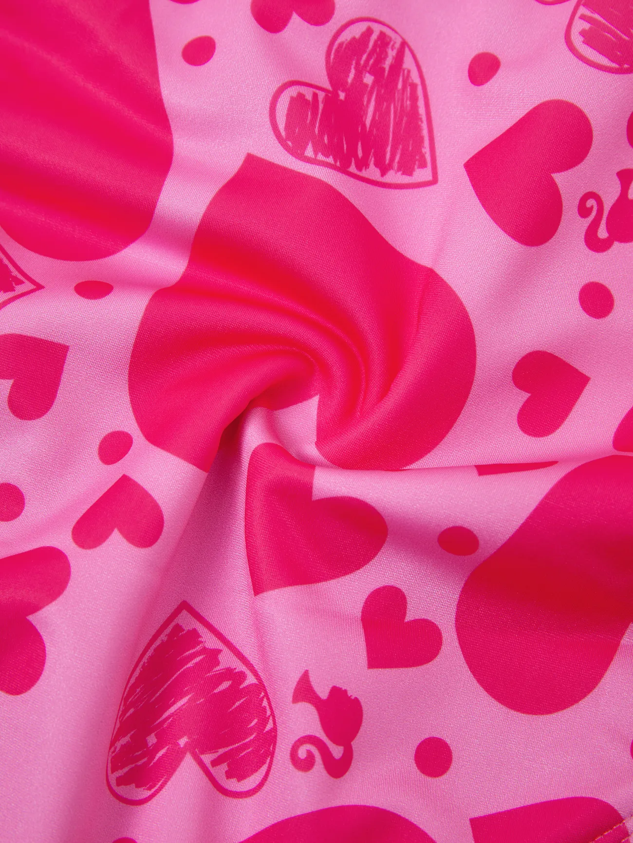 Barbie Mommy & Me Girls Heart-shaped Swimwear
 Roseo big image 1