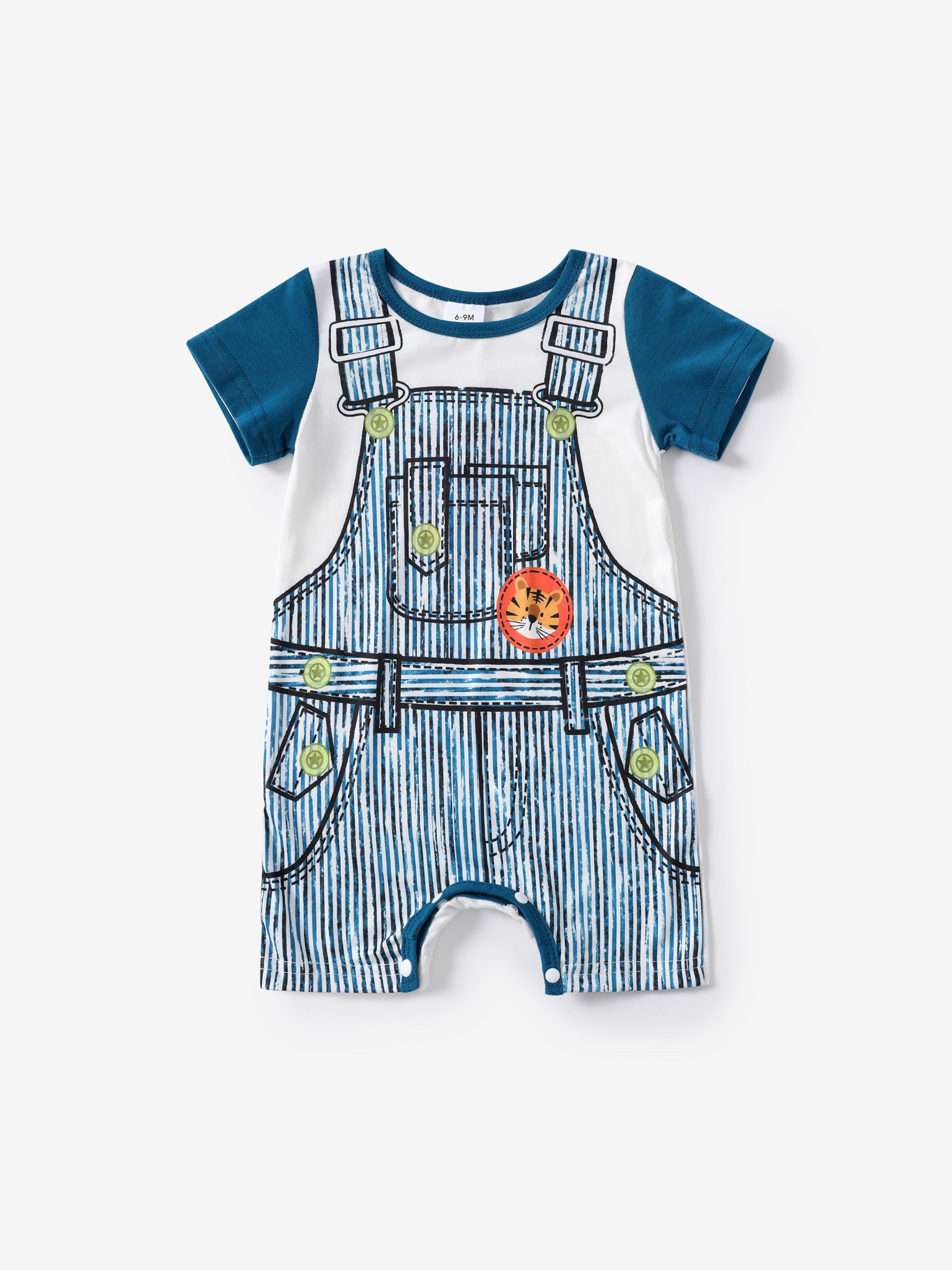 

Baby Boy Childlike Four-cornered Romper