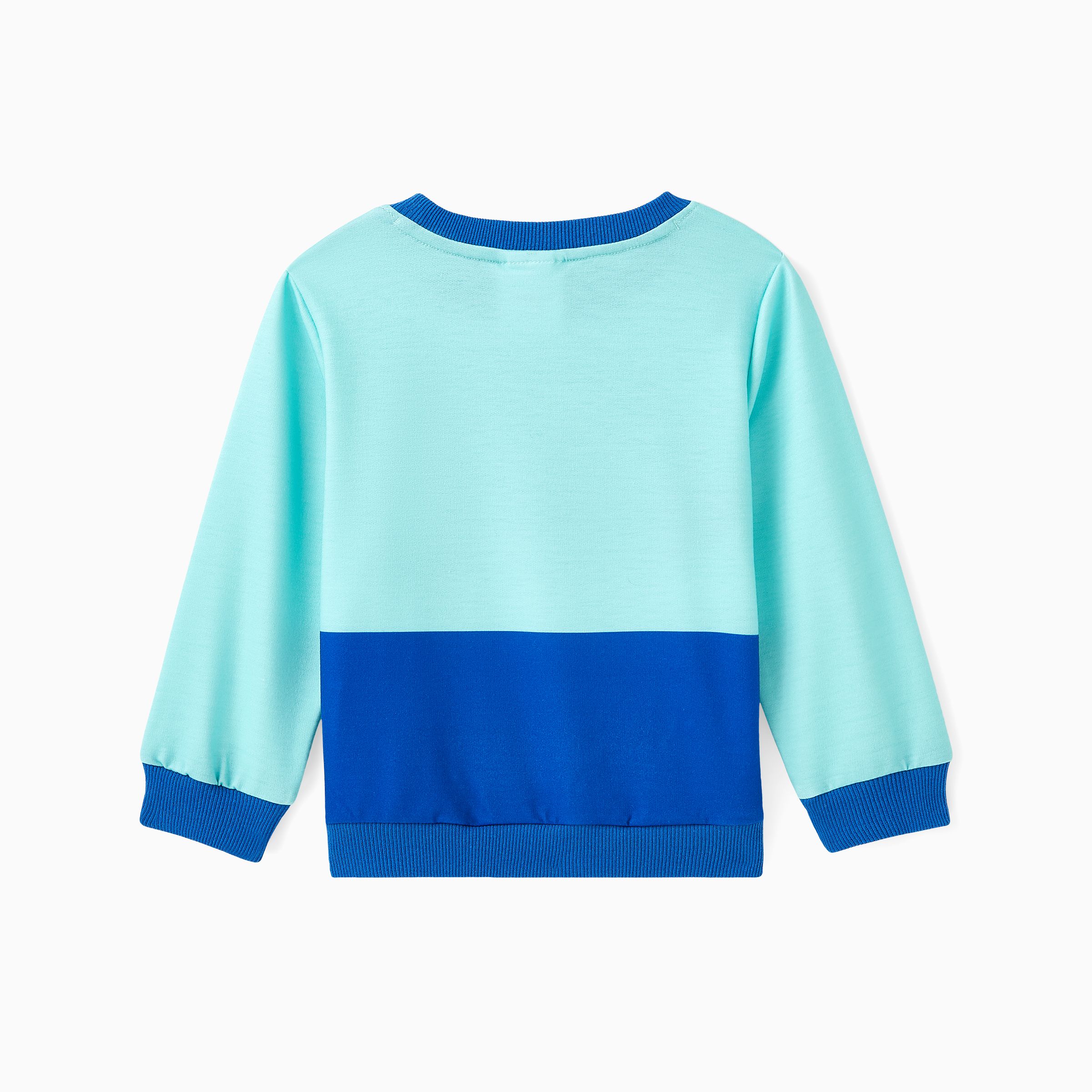 PAW Patrol Toddler Boy/Girl Vehicle Print Colorblock Long-sleeve Tee