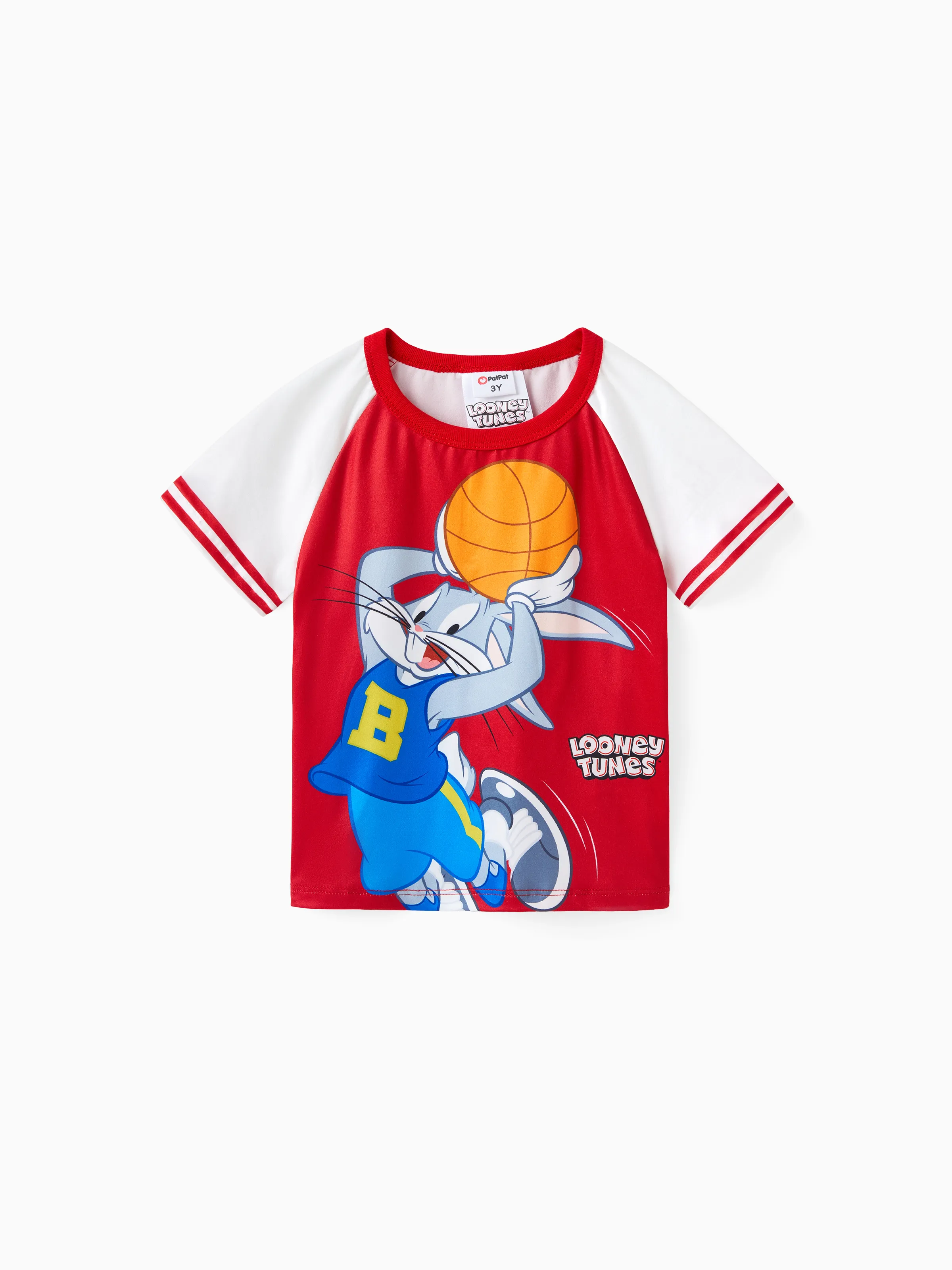 Looney Tunes Kid/Toddler Boy Colorblock Basketball Sport T-Shirt