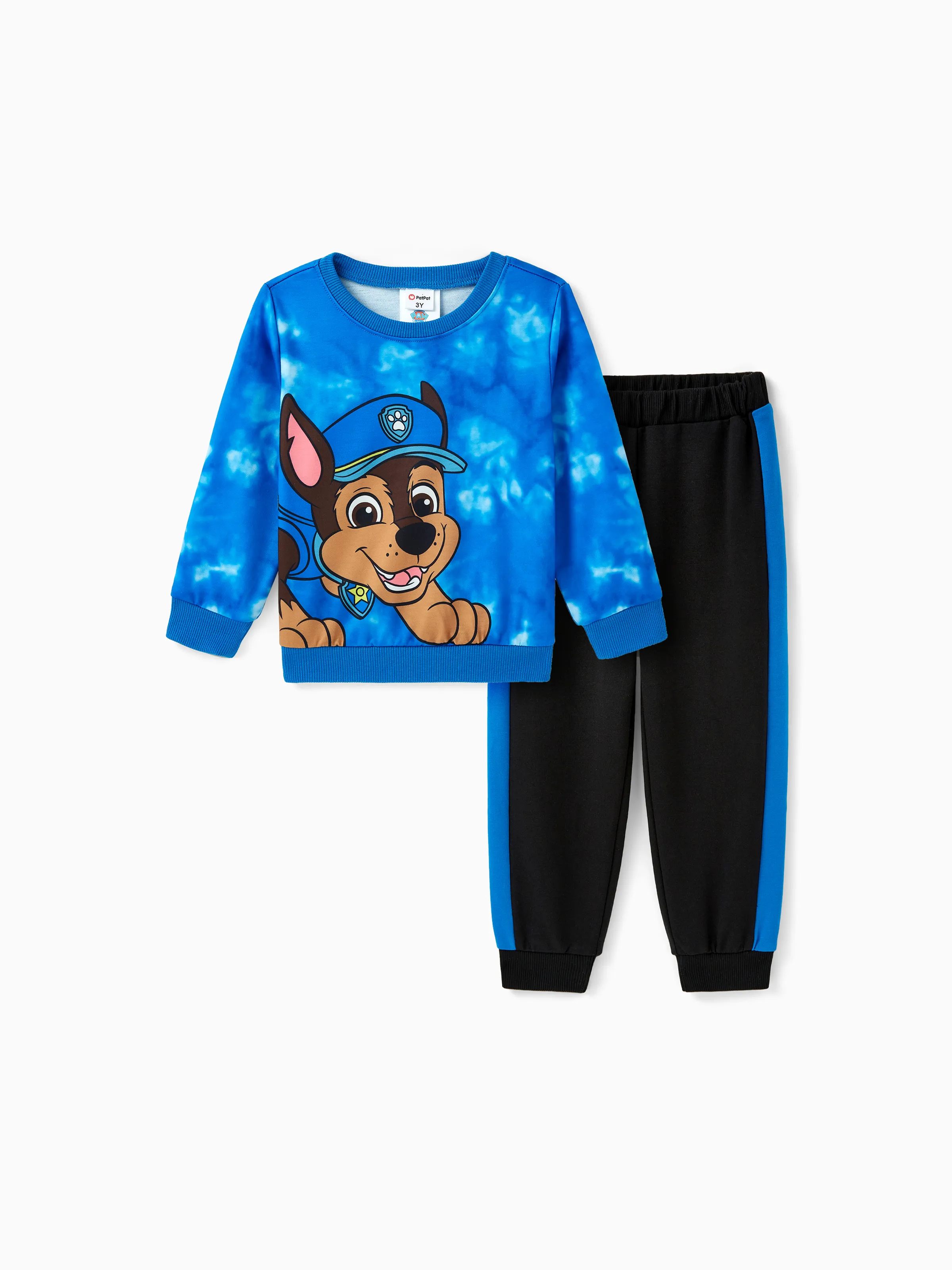 PAW Patrol 2pcs Toddler Girl / Boy Character Print Pullover Sudadera y pantalones Set 