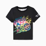 Hot Wheels Menino Infantil T-shirts Preto