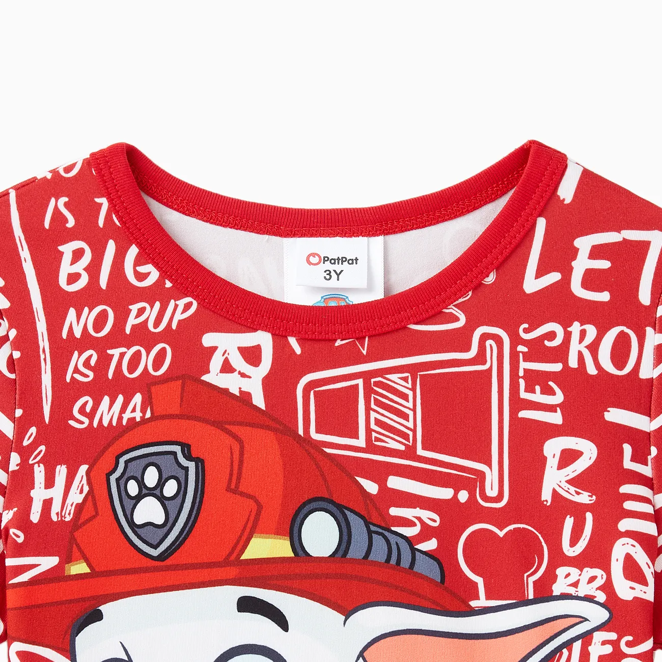 PAW Patrol Toddler Girls/Boys 1pc Character Doodle Print T-shirt
 Red big image 1