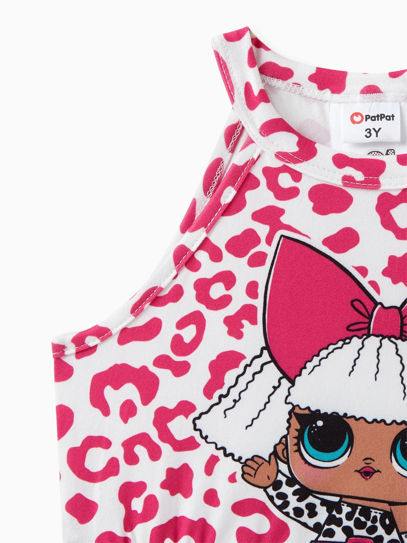 Roseo - LOL Surprise Kid Girl Valentine's Day Sweet Mesh Skirt Set
- image 4
