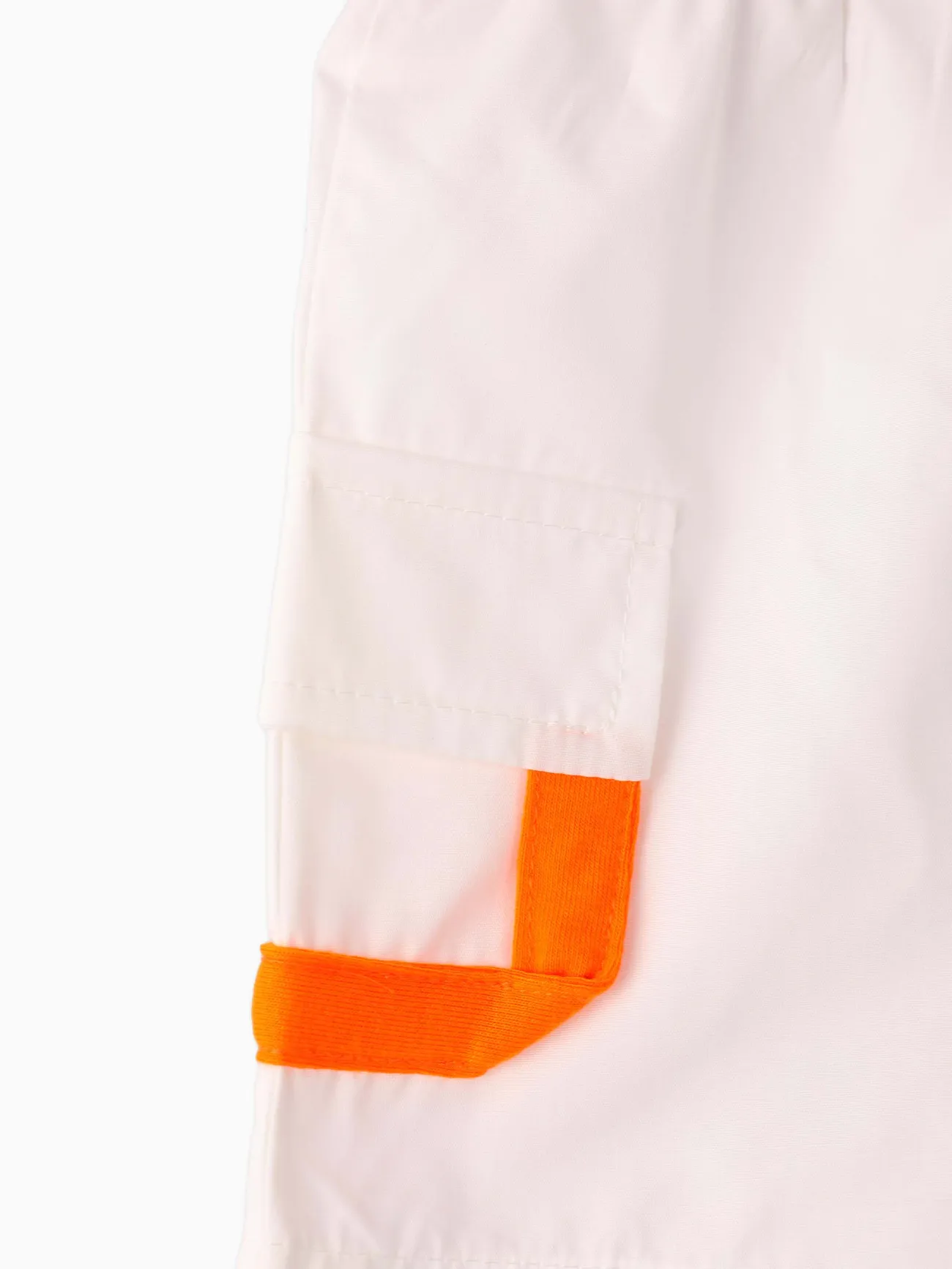 2 Stück Kleinkinder Jungen Unechter Zweiteiler Avantgardistisch T-Shirt-Sets orange big image 1