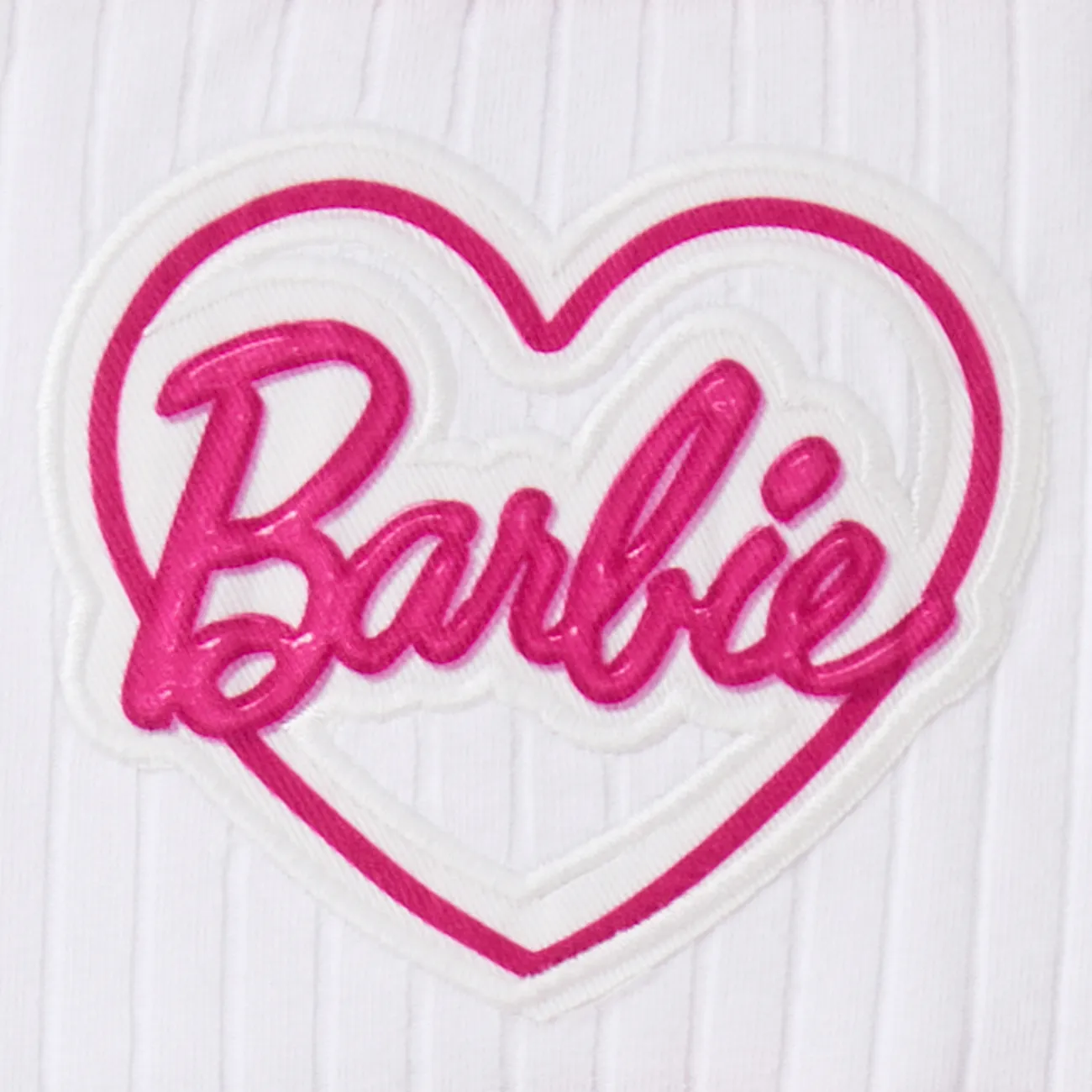 Barbie Fête des Mères Manches courtes Robes Maman Et Moi roséblanc big image 1