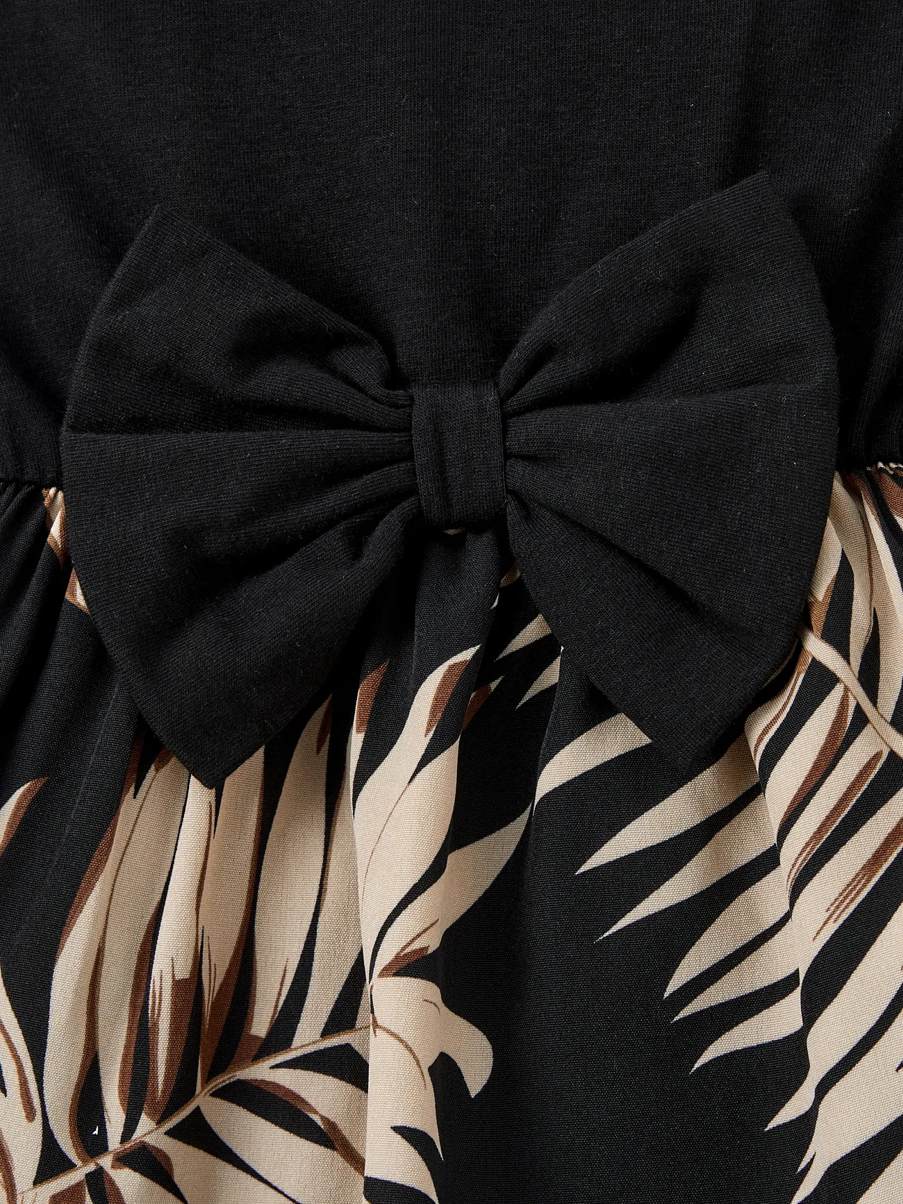 Baby Girl - Black Tropical Vacation Outfits for Matching Family - Black - image 16