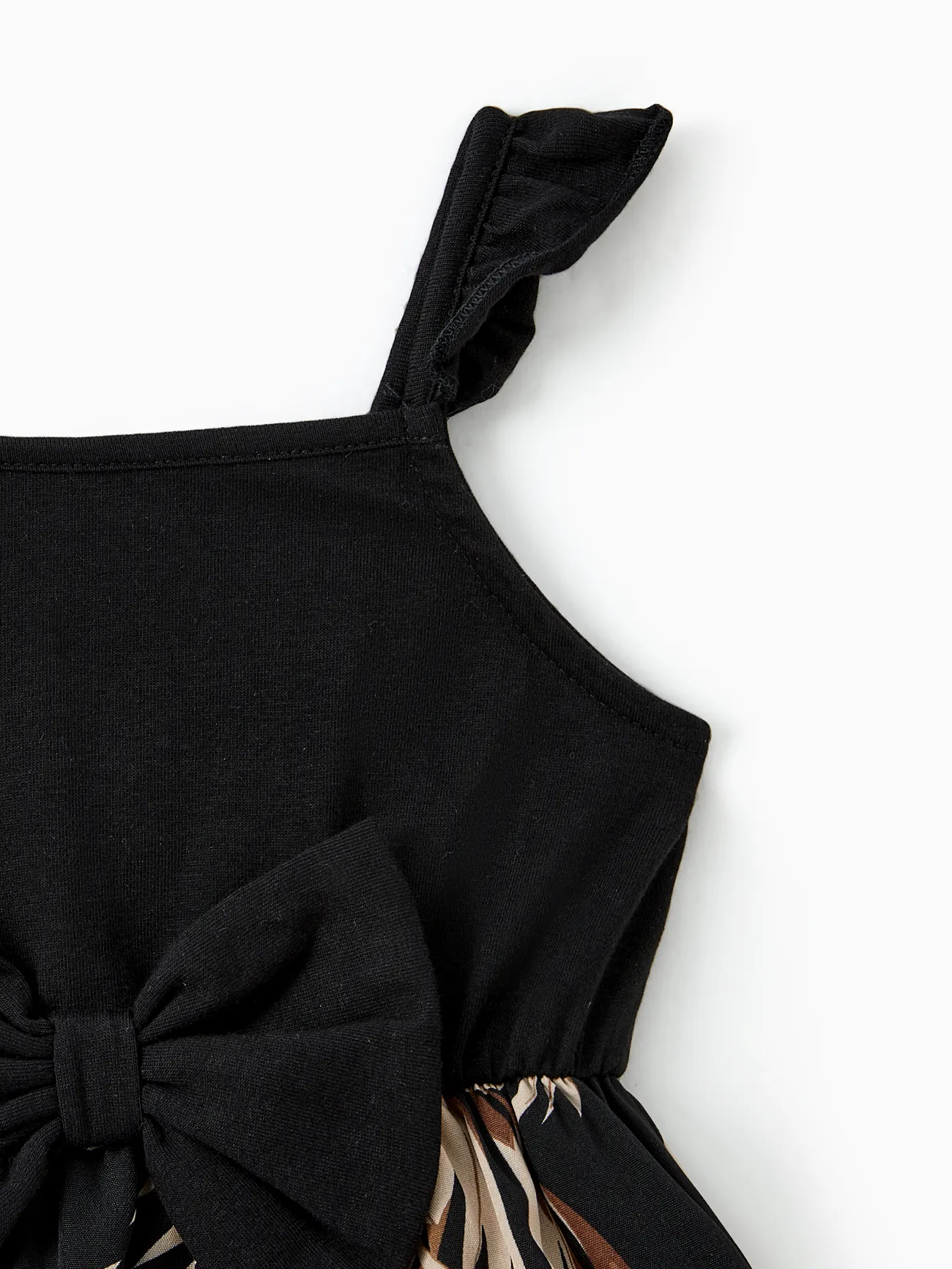 Baby Girl - Black Tropical Vacation Outfits for Matching Family - Black - image 15