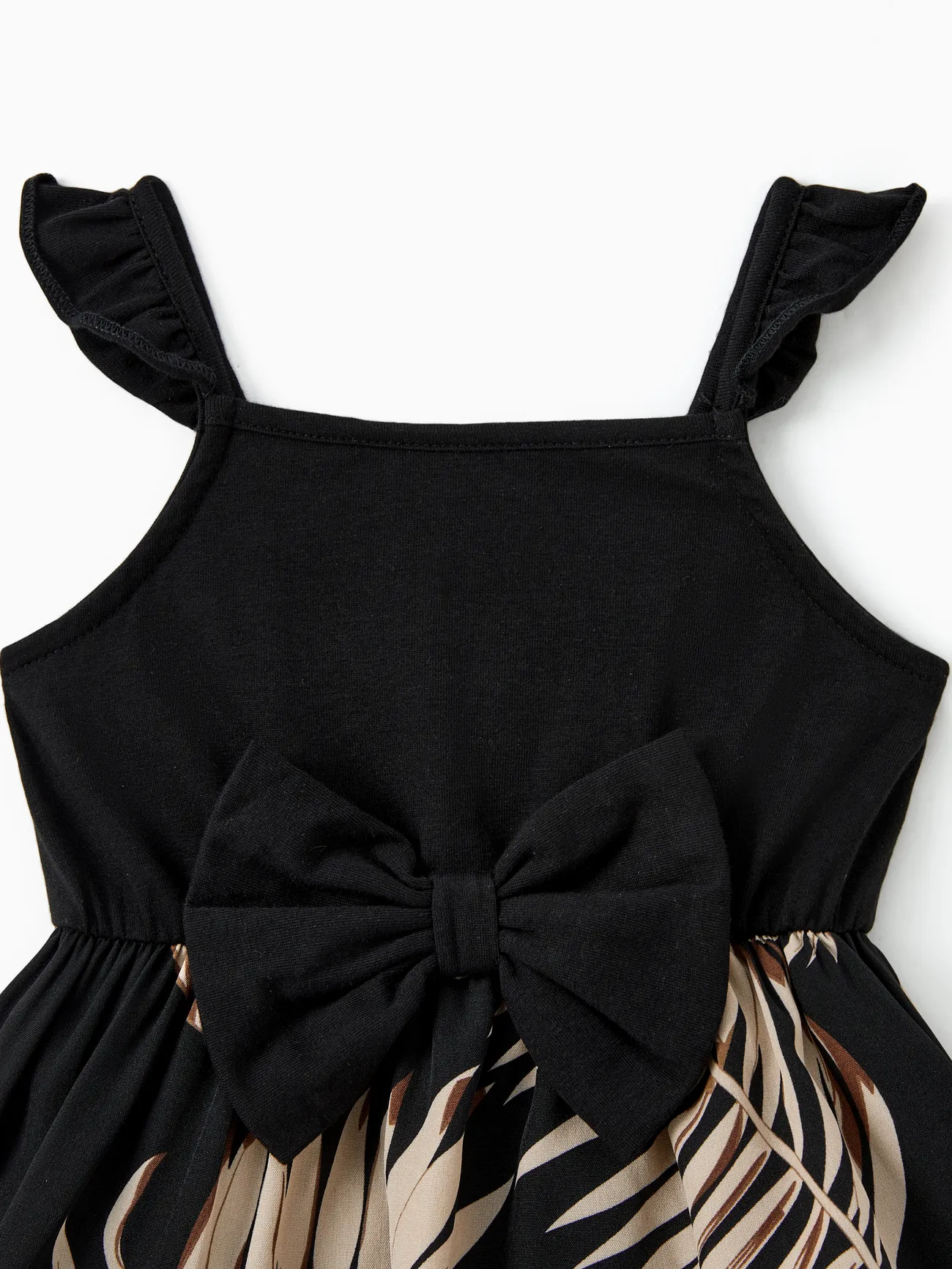 Baby Girl - Black Tropical Vacation Outfits for Matching Family - Black - image 14