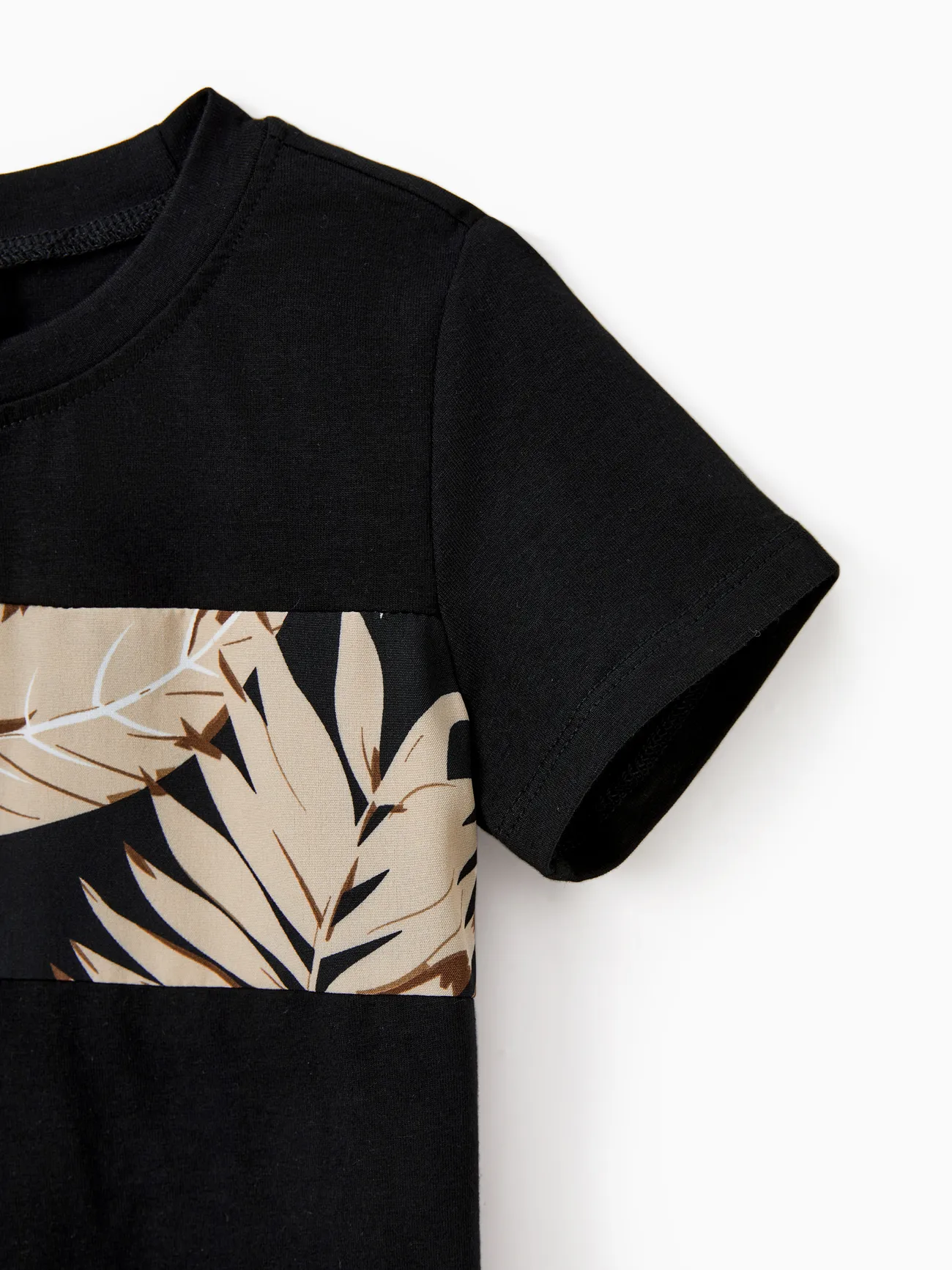 Boy - Black Tropical Vacation Outfits for Matching Family - Black - image 20