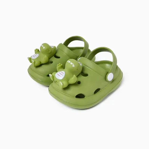 Toddler/Kid Unisex Dinosaur Design Anti-Slip Hole Shoes 