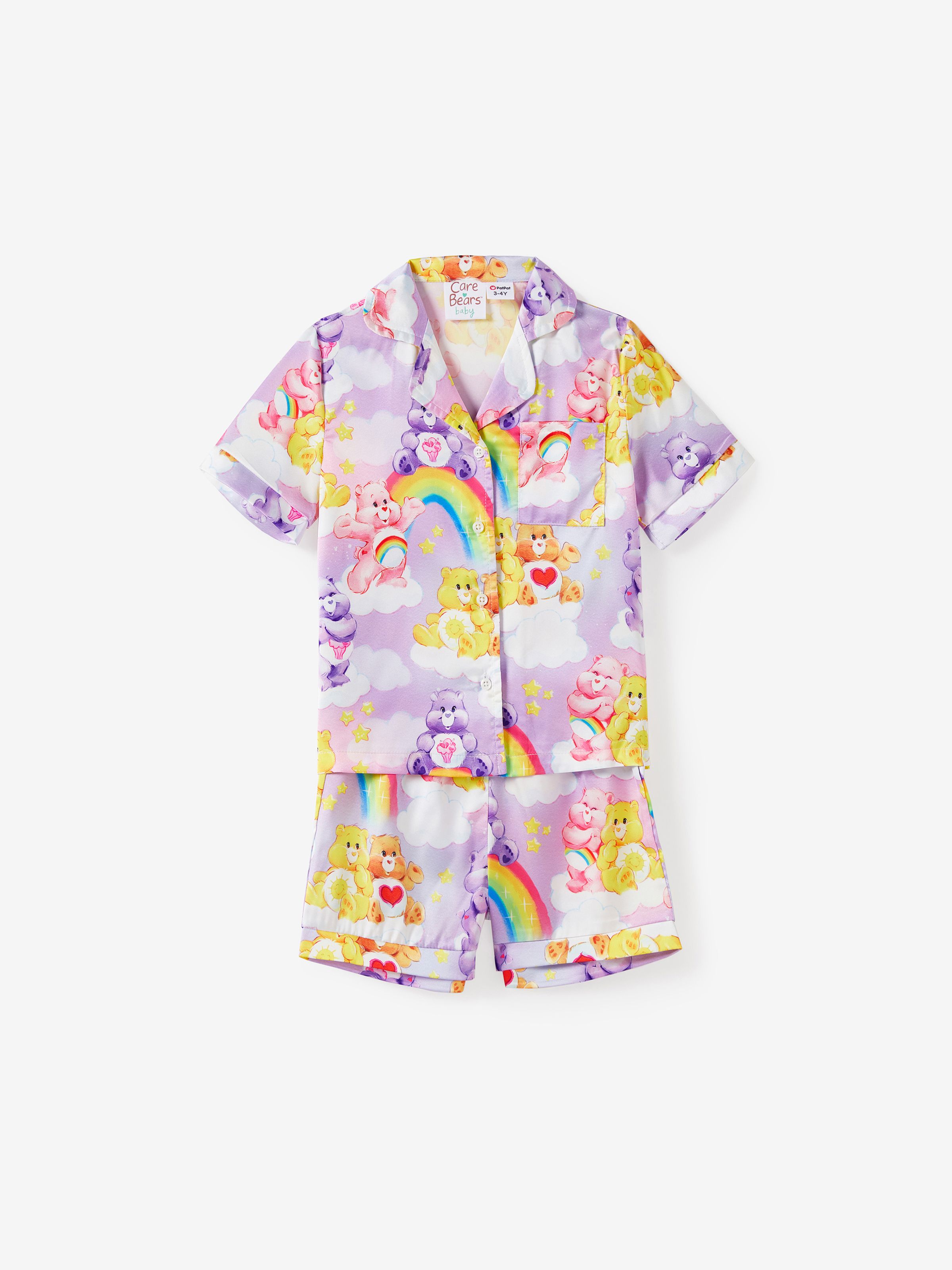 Care Bear Mommy and Me Character All-over Rainbow Gradient Print Casual Set