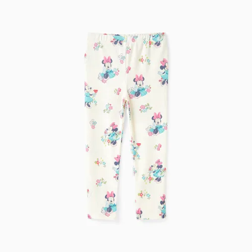 Disney Mickey and Friends Toddler Girl Floral Print Leggings