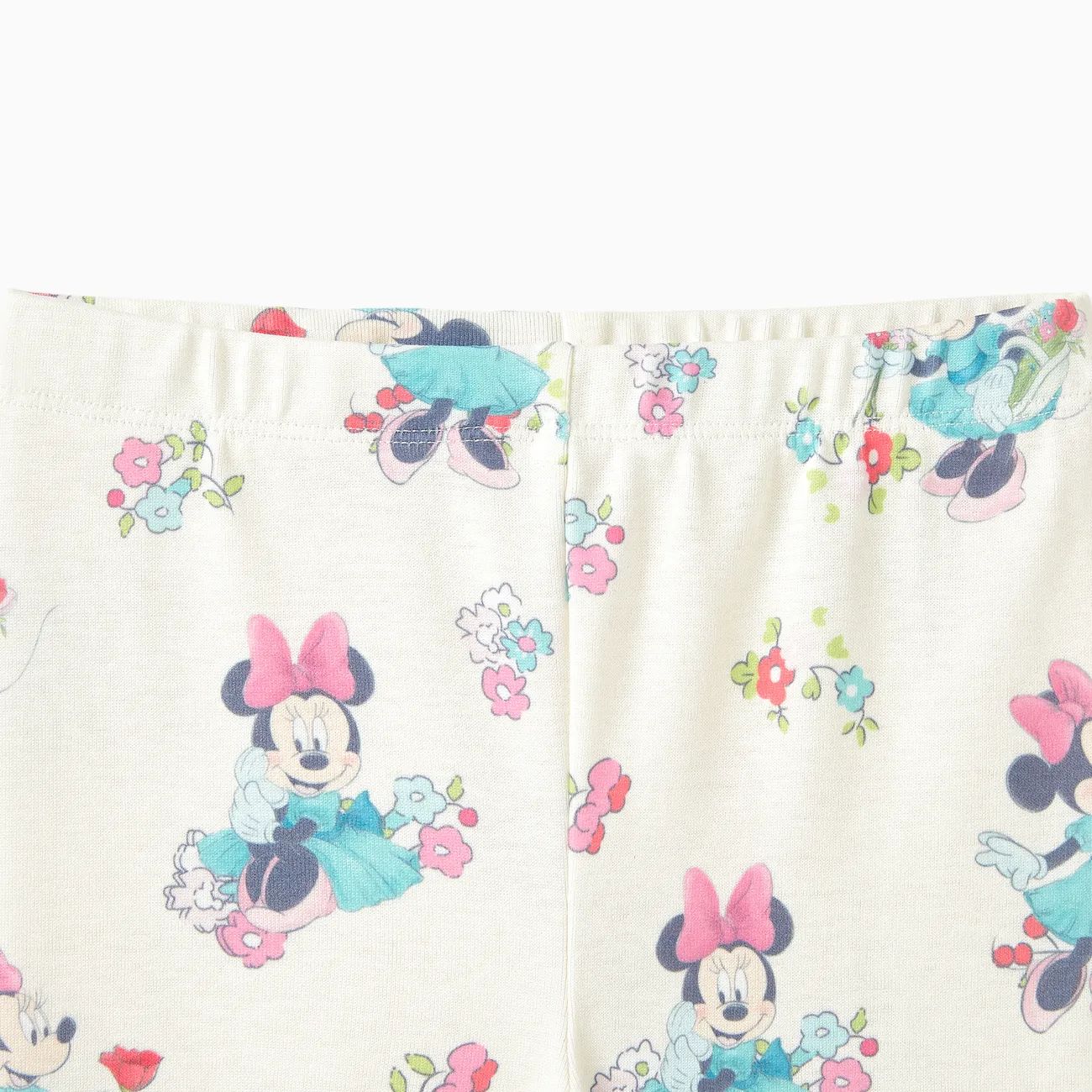 Disney Mickey and Friends Criança Menina Infantil Leggings/Slim-fit/Bootcut Cor de Damasco big image 1