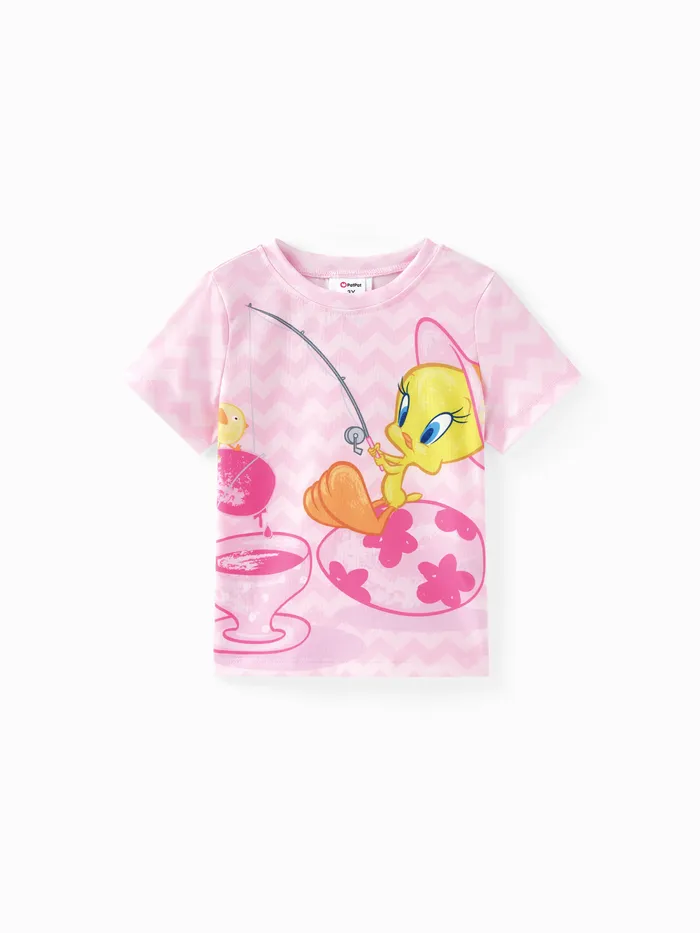 Looney Tunes Pâques Enfant en bas âge Fille/Garçon T-shirt imprimé Pâques
