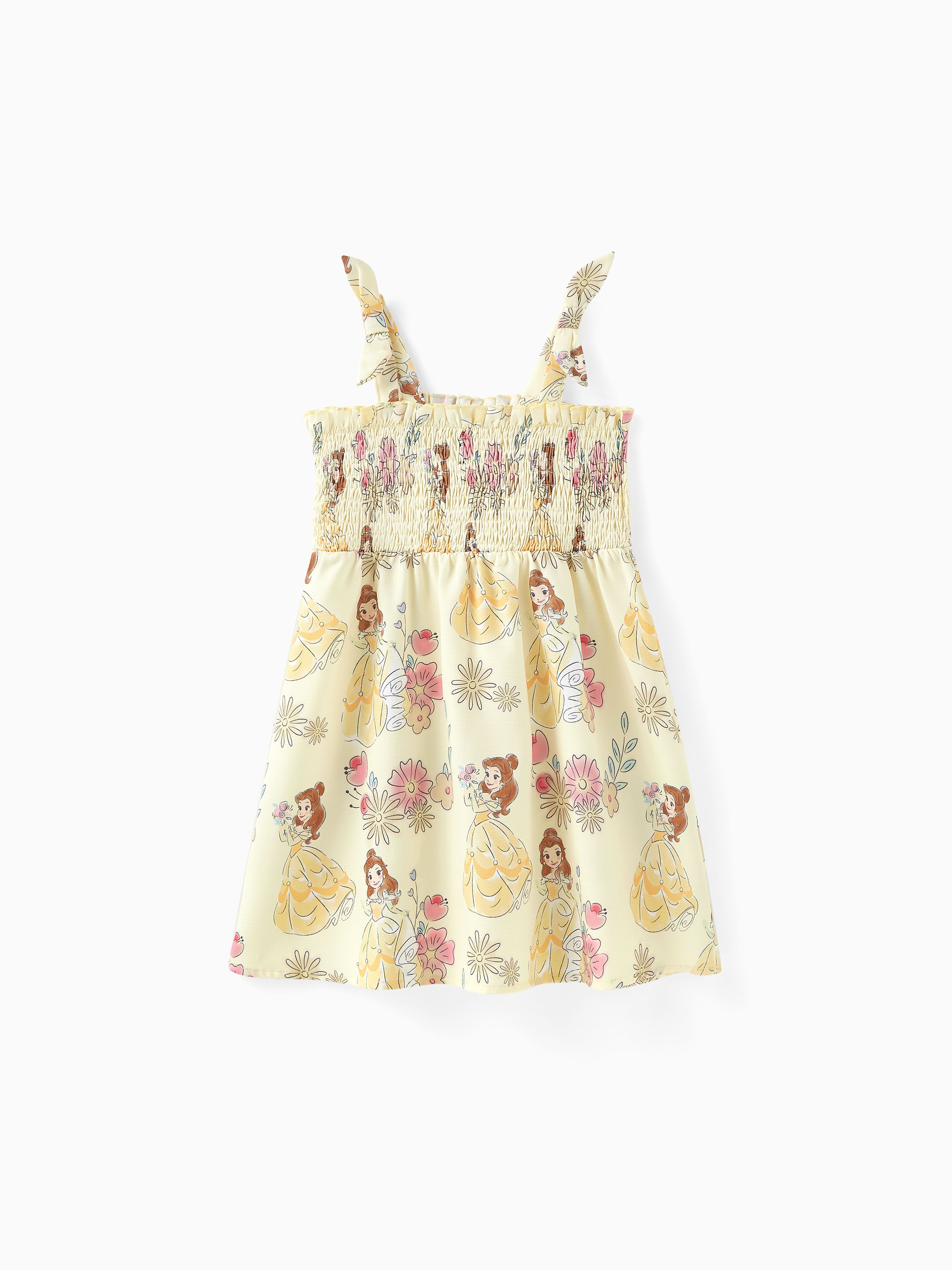 

Disney Princess Ariel/Belle/Snow White1pc Toddler Girls Character Print Floral Dress