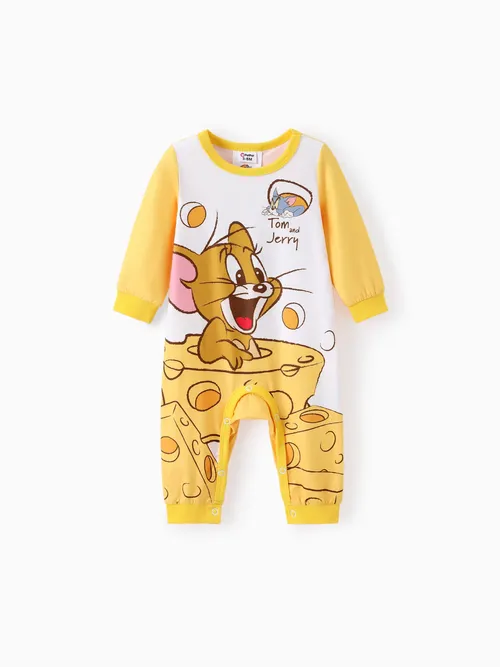 

Tom and Jerry Baby Boy/Girl Cute Pattern Print Jumpsuit