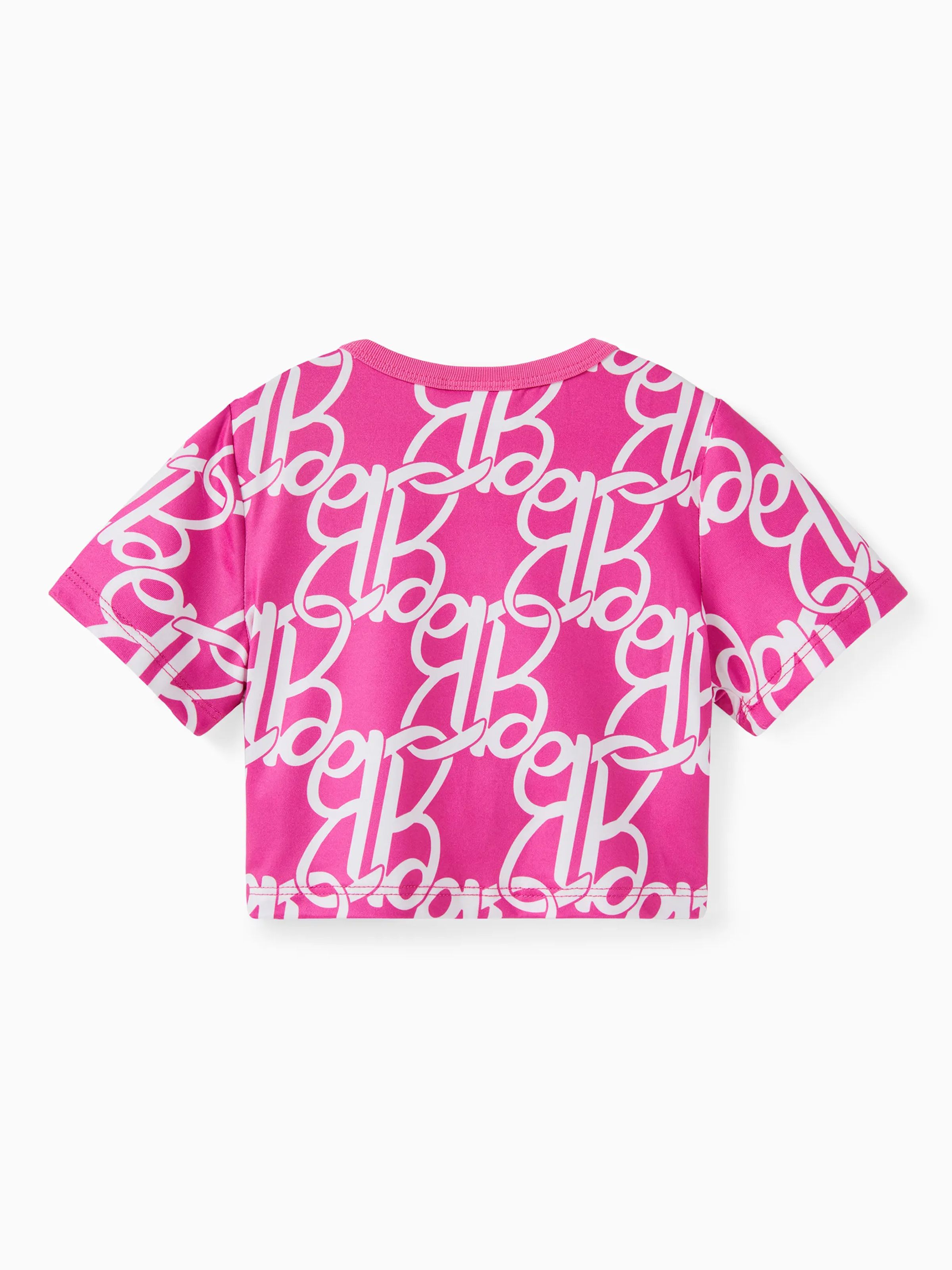 Barbie 1pc Toddler Kids Girls Alphabet Print Short sleeve T Shirt Only 9.99 PatPat US Mobile