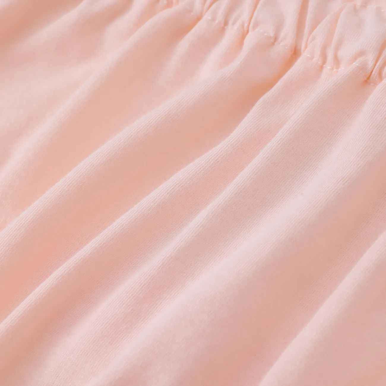 Conjunto de ropa interior para niña con patrón de animales en 3D - Estilo dulce, grosor medio Rosa claro big image 1