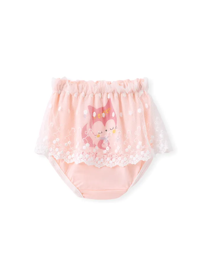 Baby/Toddler Girl Sweet 3D Animal Pattern Underwear Set   