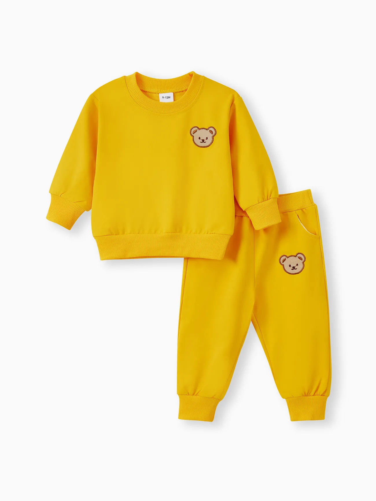 

Baby/Toddler Girl/Boy Clothes 2pcs Bear Style Sweatshirt and Pants Set